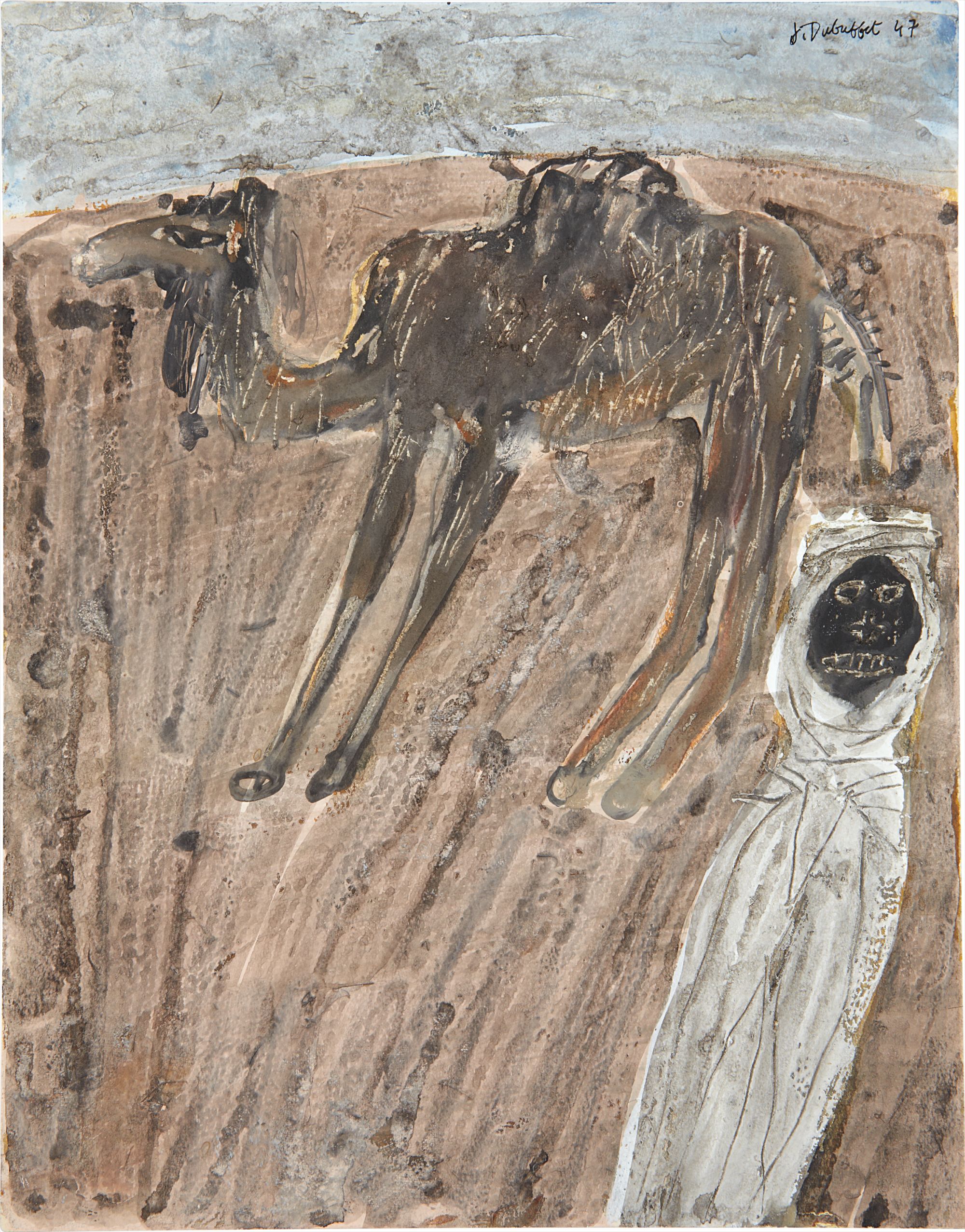 Jean Dubuffet — Chameau et Bédouin