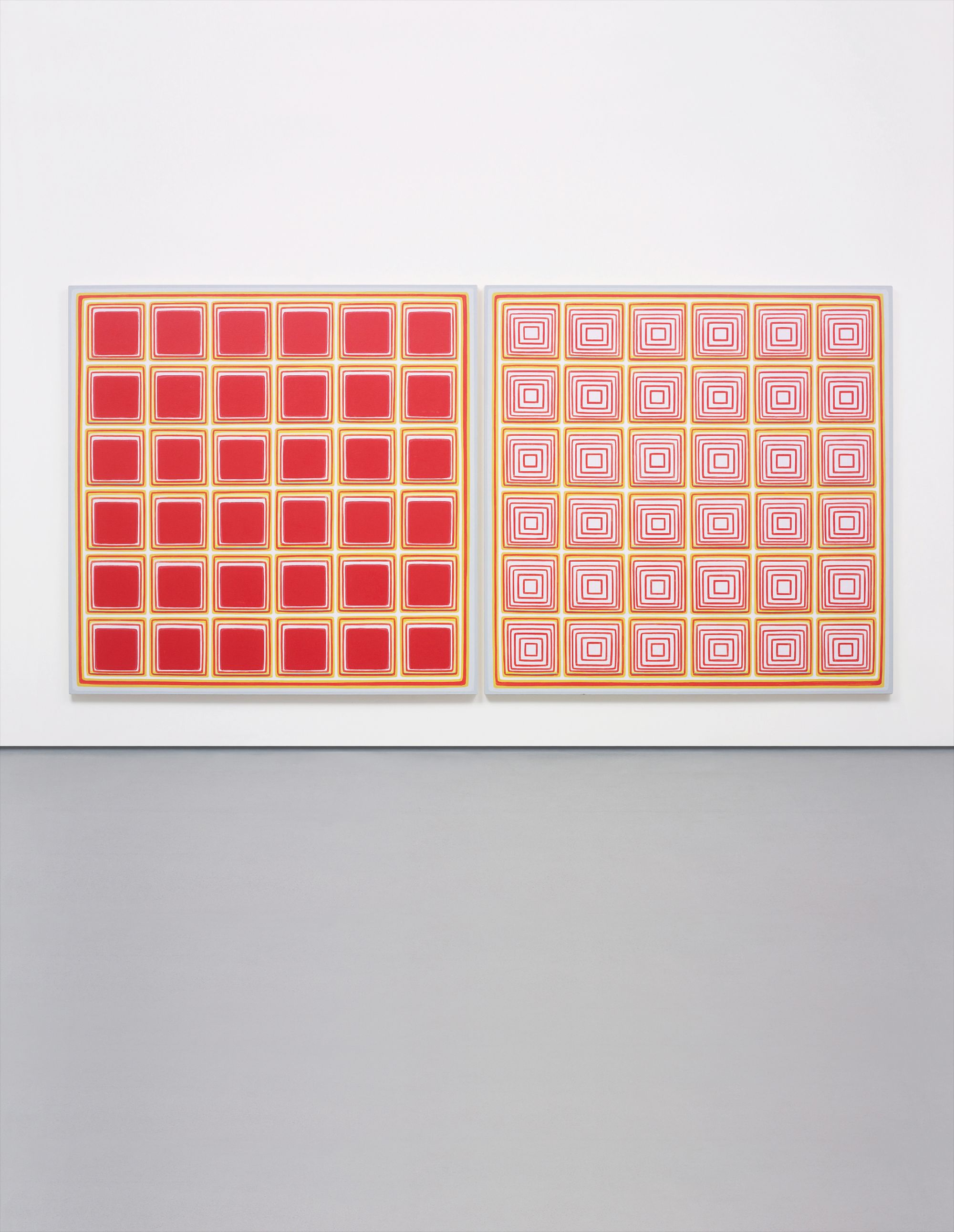 Dan Walsh — Red Diptych II