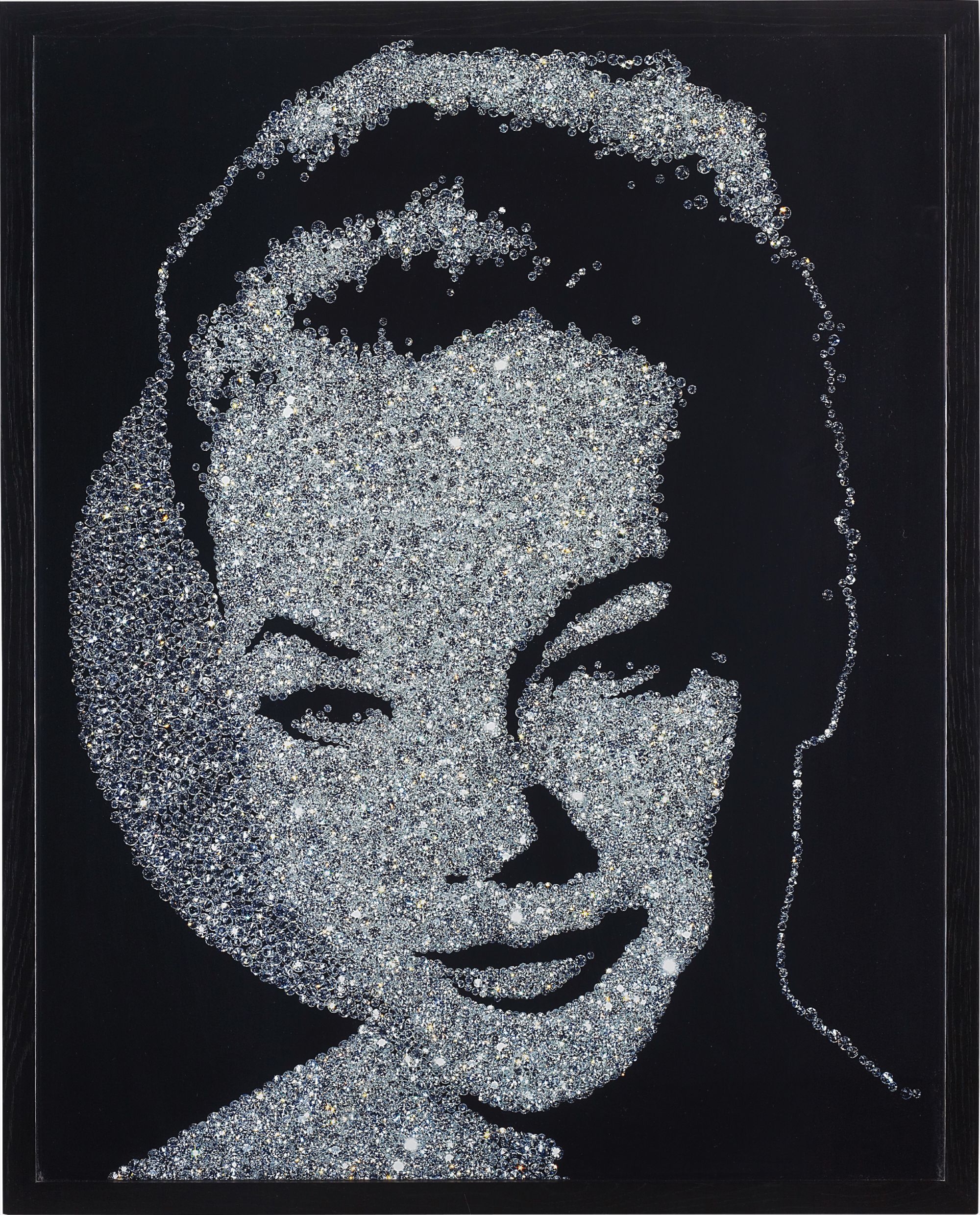 Vik Muniz — Romy Schneider (from Pictures of Diamond Dust)