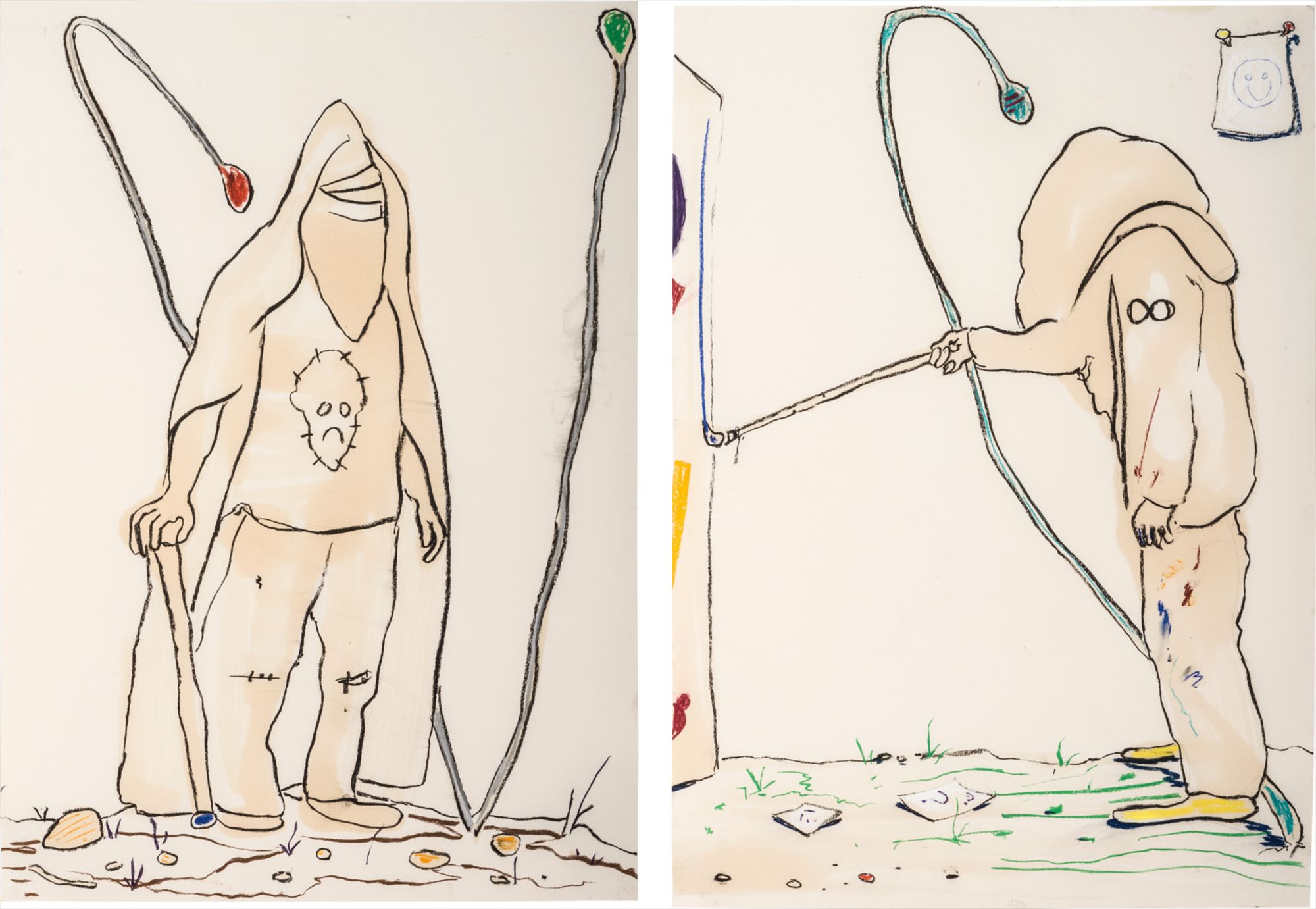 Two works: (i) False Attachments; (ii) Atelier