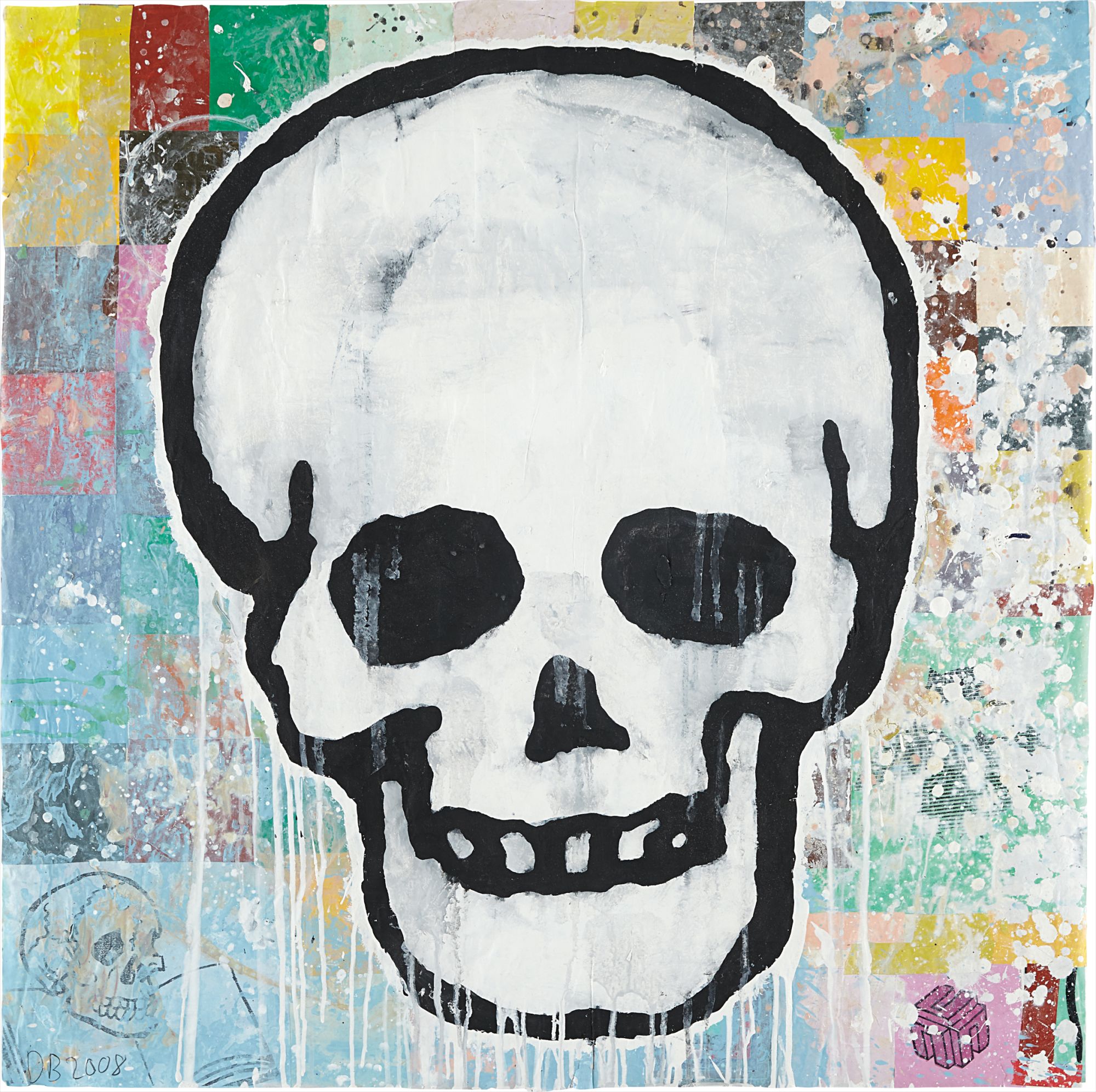 Donald Baechler — Skull