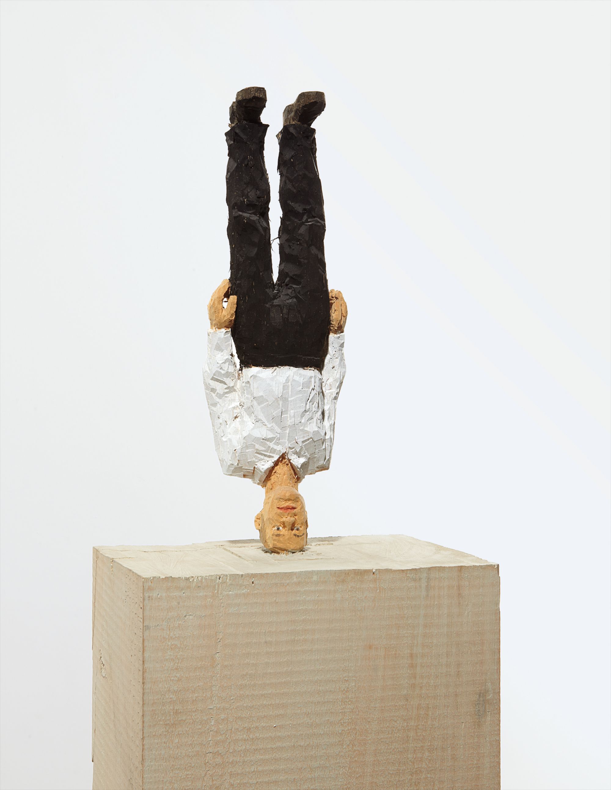 Man Standing on His Head