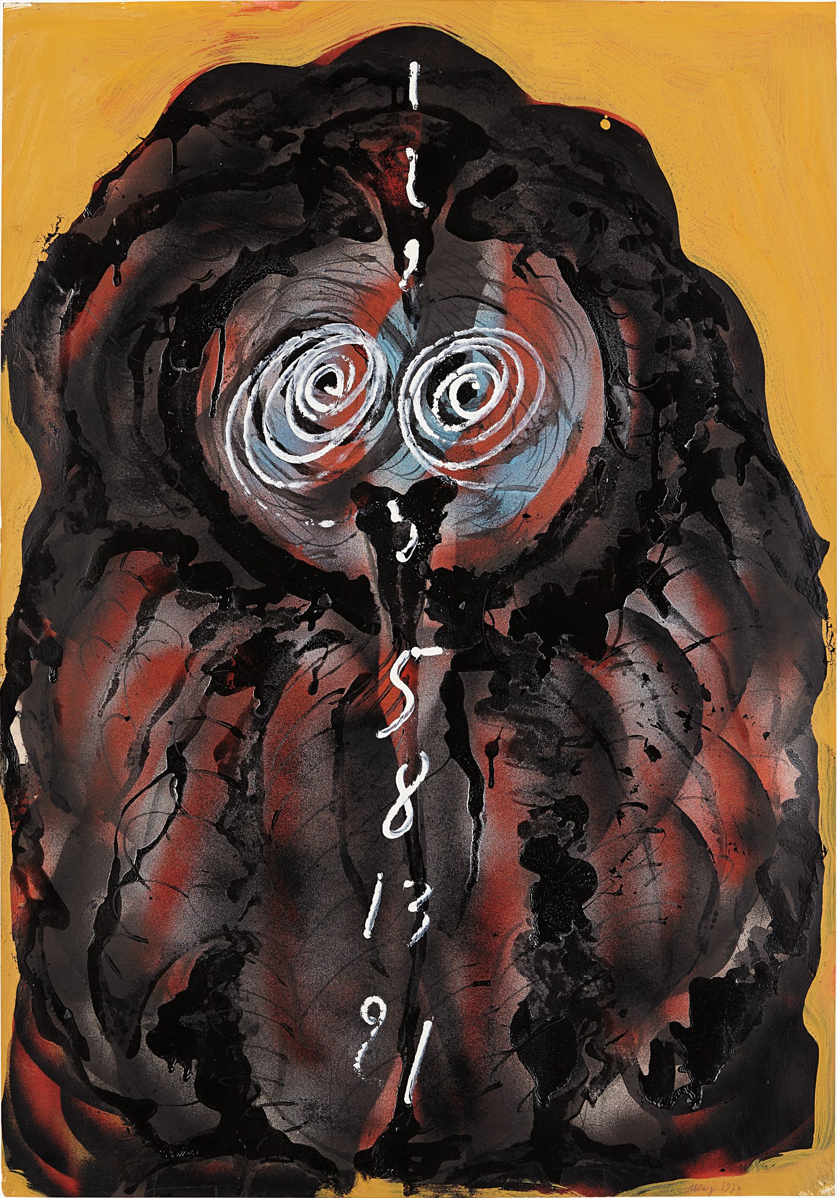 Mario Merz — Eyes with Numbers