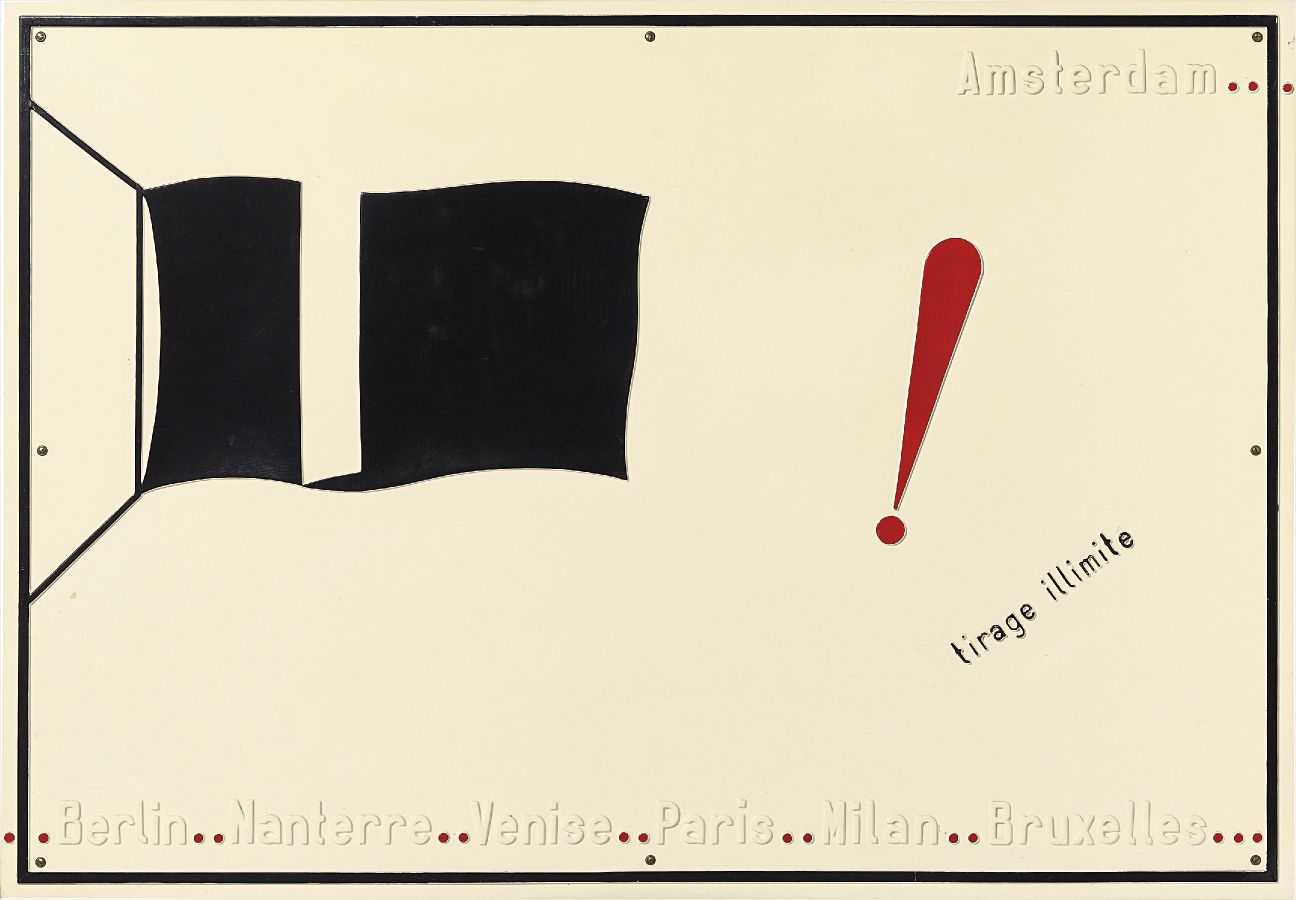 Marcel Broodthaers — Le Drapeau Noir (The Black Flag)