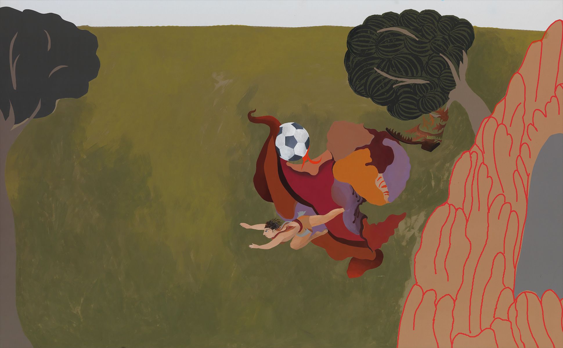 Shahzia Sikander — Land Escape 10