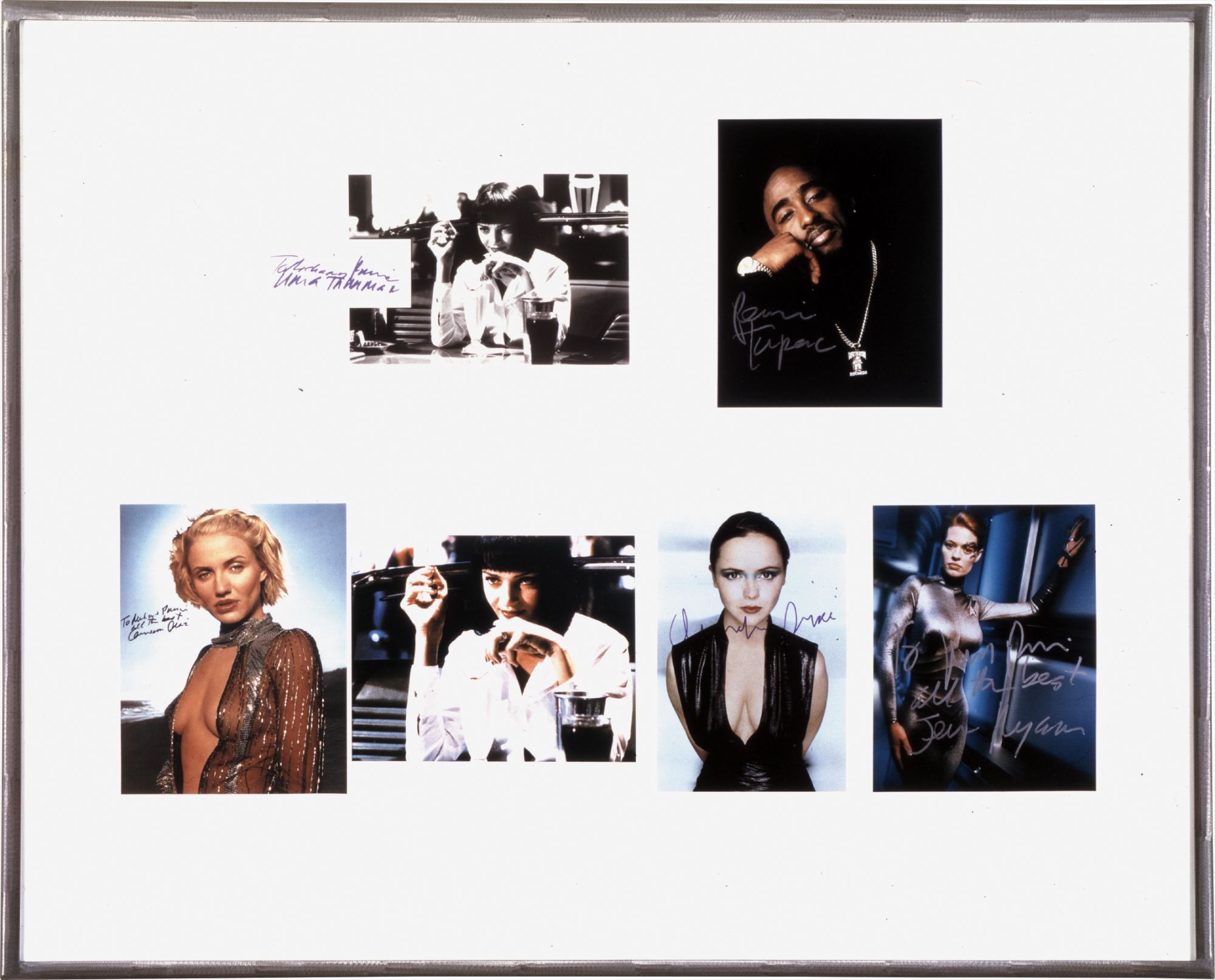 Richard Prince — publicity photographs and film stills, in artist's frame