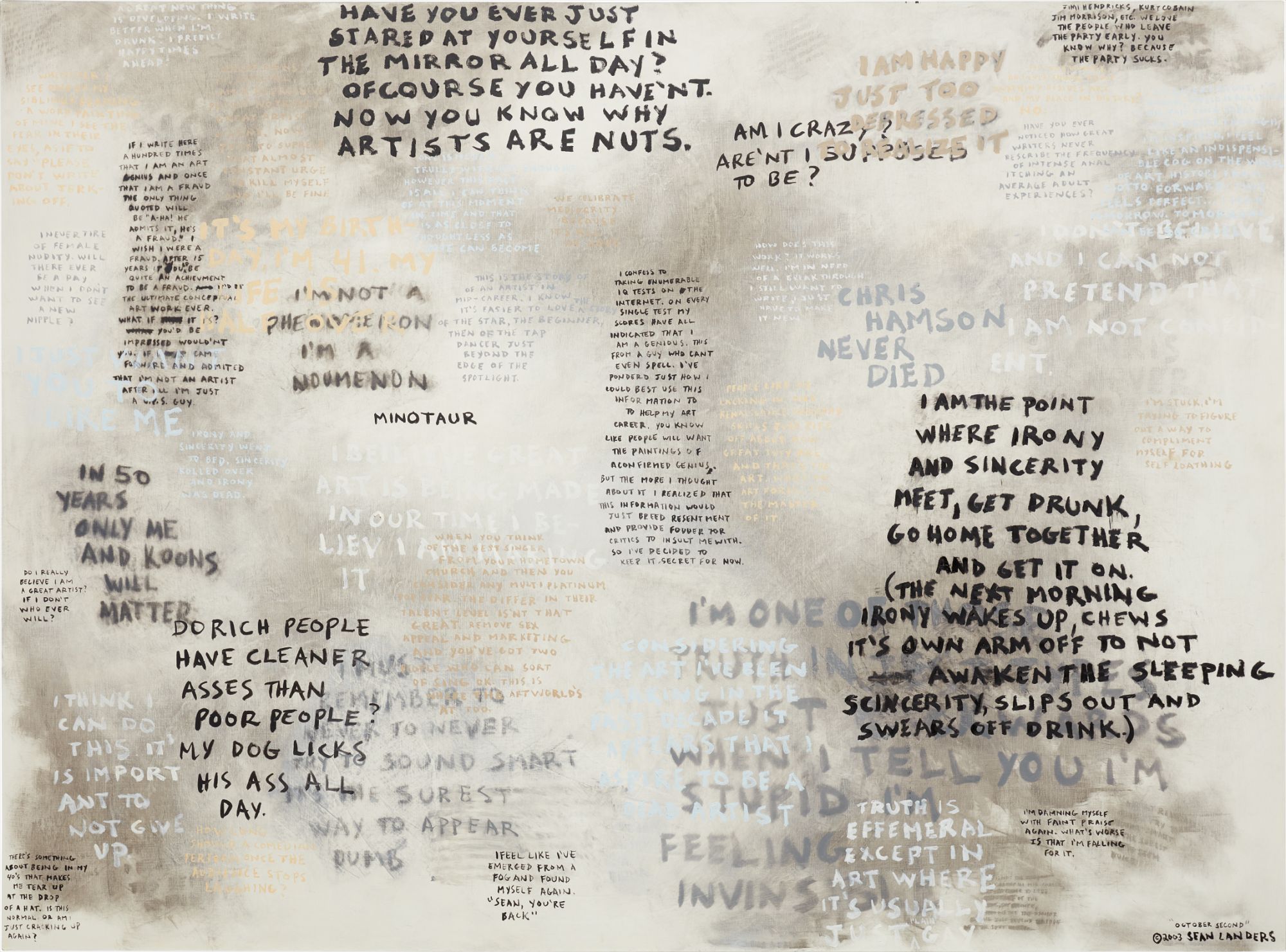 Sean Landers — October Second