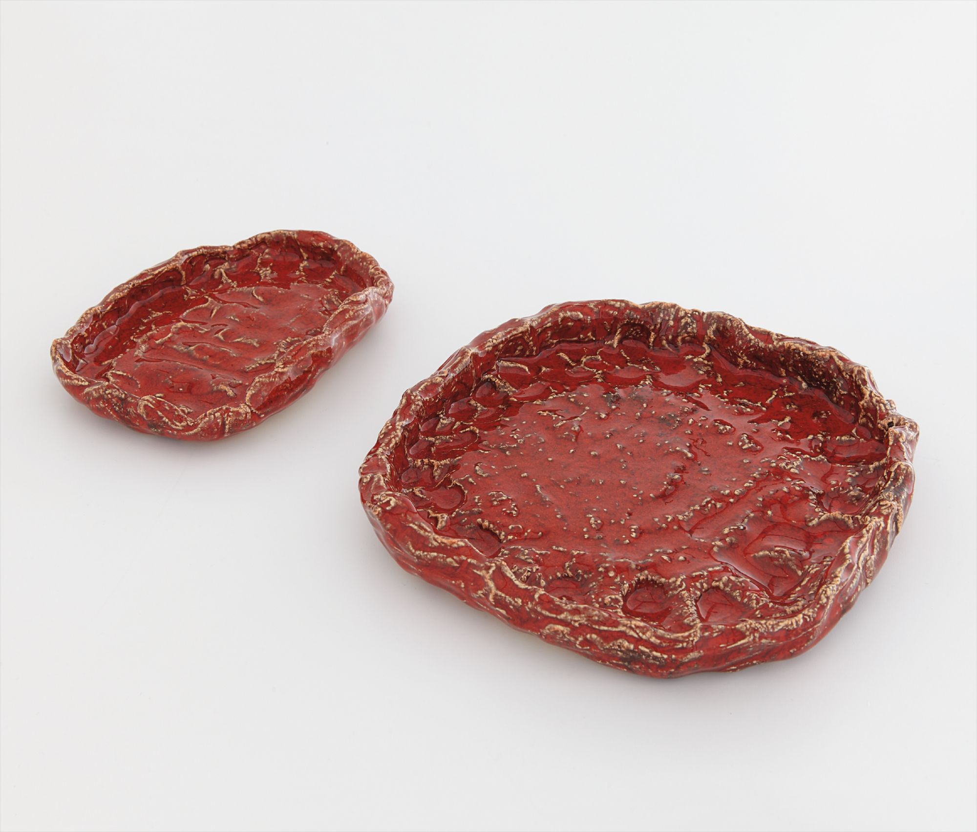 Sterling Ruby — Two works: (i) Ashtray 261 (ii) Ashtray 266