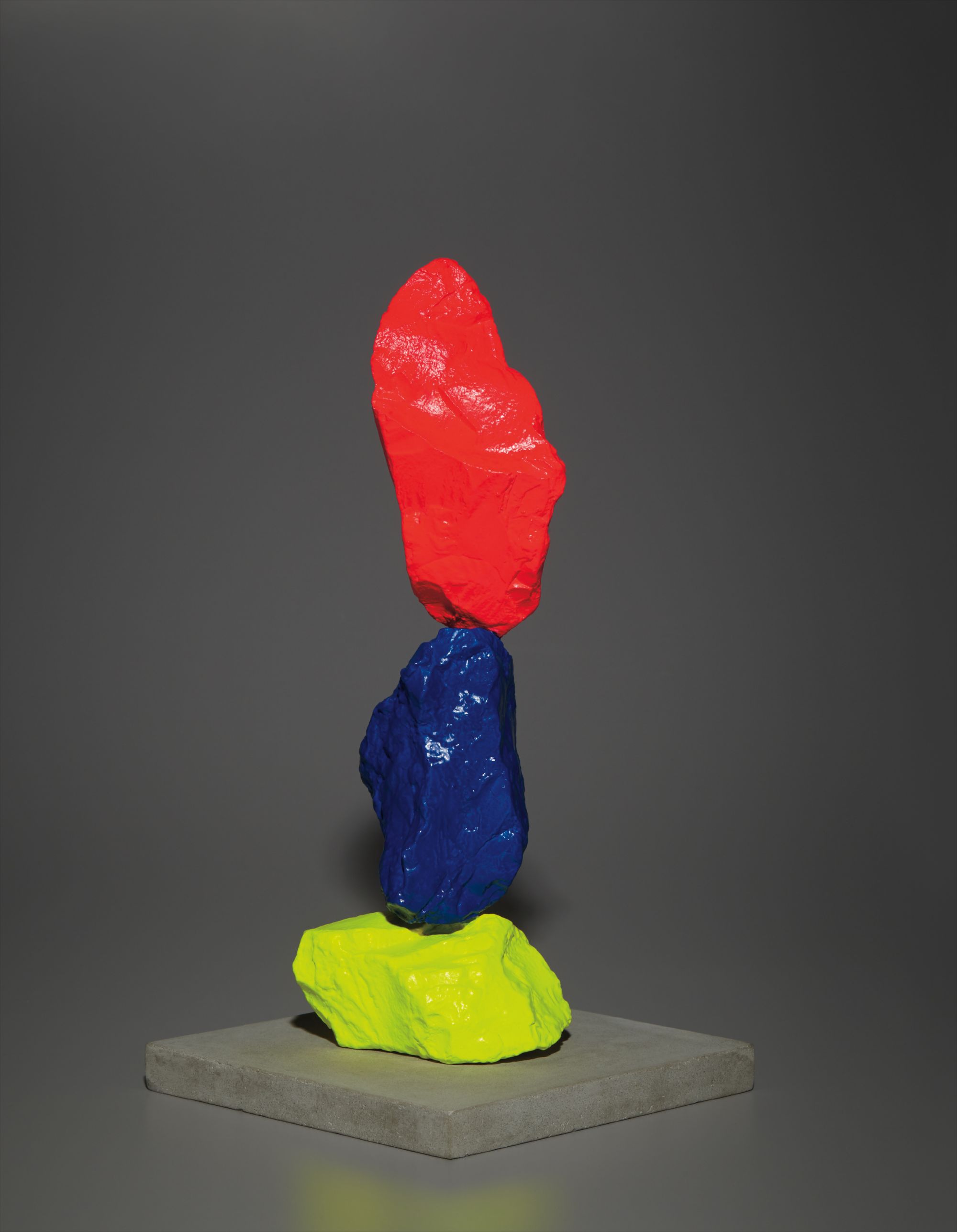 Ugo Rondinone — yellow blue red mountain