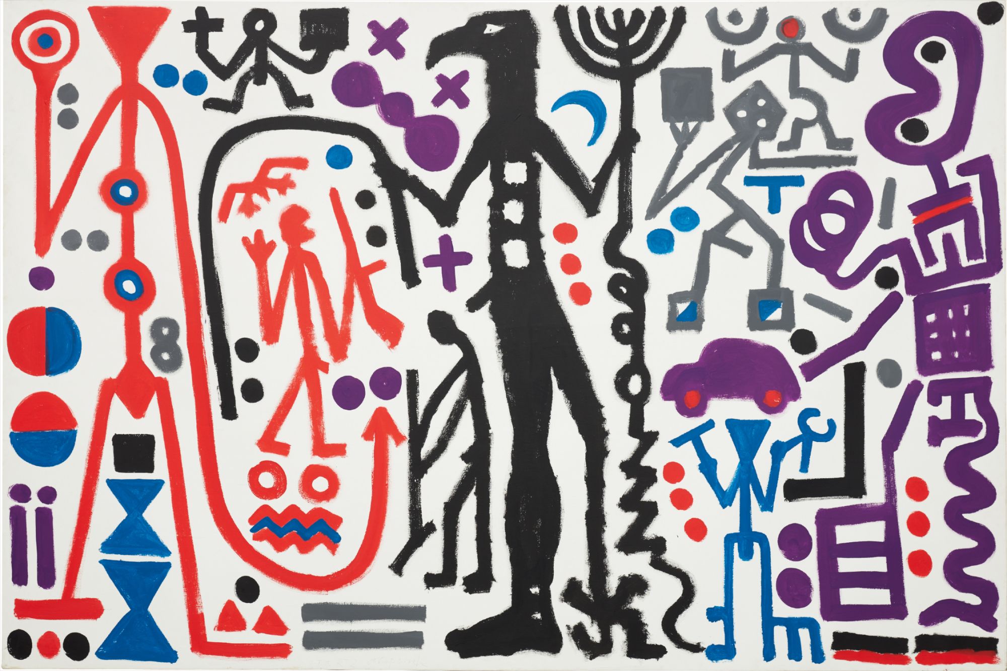 A.R. Penck — Ttt (rt) 2