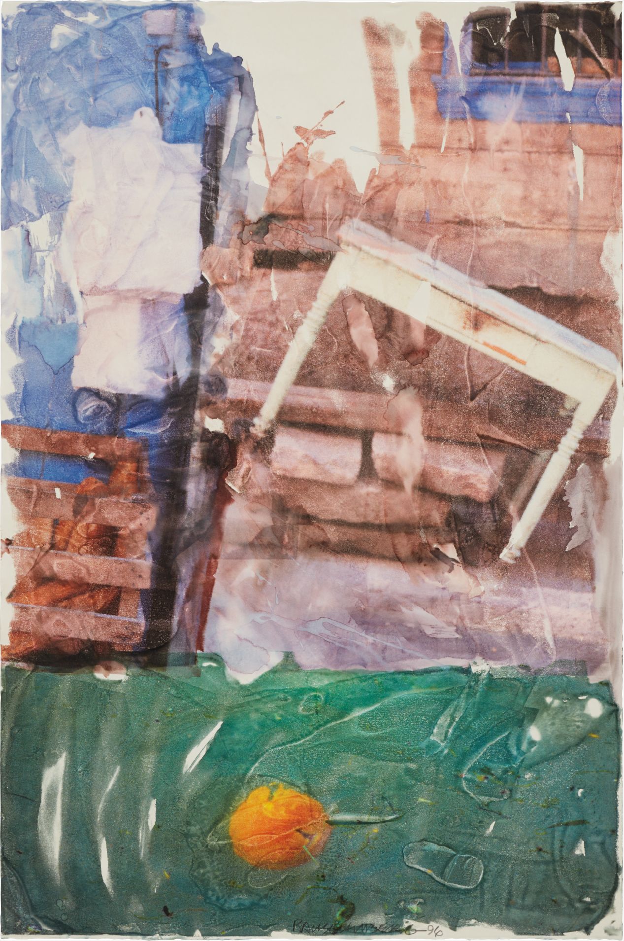 Robert Rauschenberg — Orange Float (Anagram)