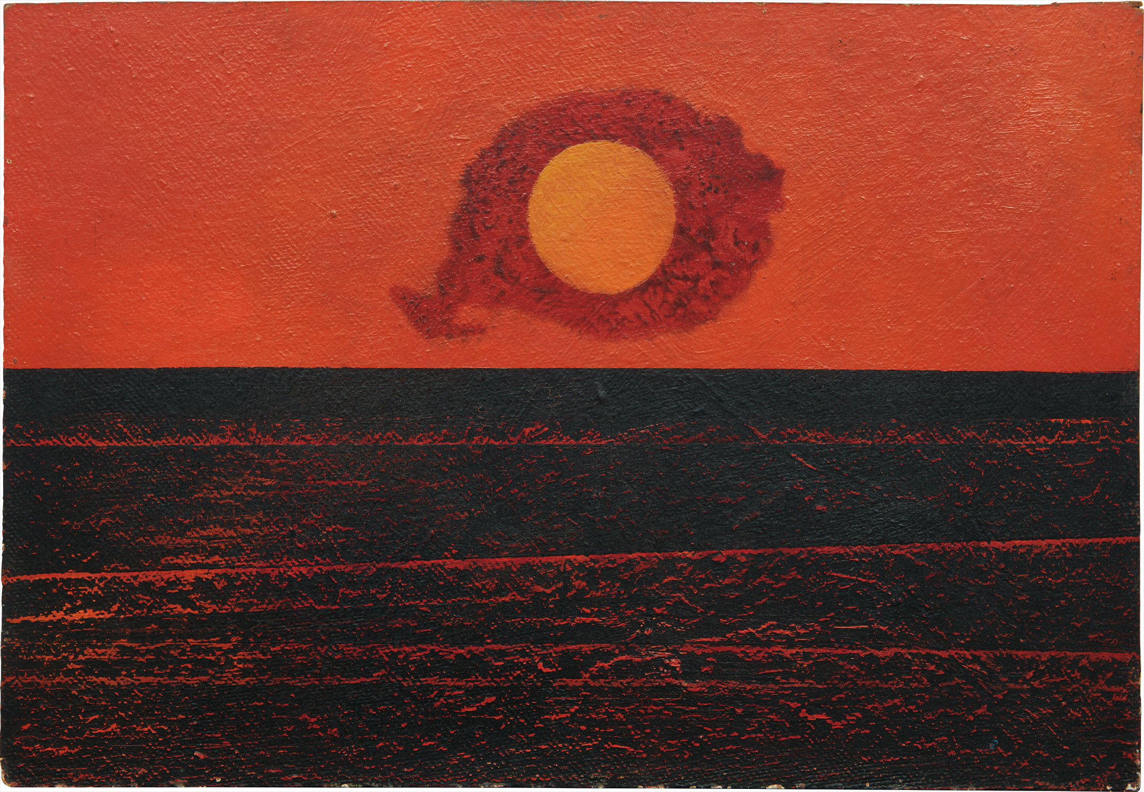 Max Ernst — Clouds, Sun and Sea