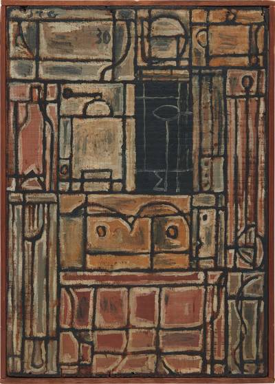 Joaquín Torres-García, considered the father of Latin American Constructivism, lived in Europe and the United States for almost 40 years before returning permanently to Uruguay. These travels exposed him to different modernist movements including Constructivism, Cubism and Neo-Plasticism, while he was living in Paris and New York. The period between 1926 and 1933 in Paris was Torres-García’s most mature, punctuated by his co-founding (with Michel Seuphor) of the renowned