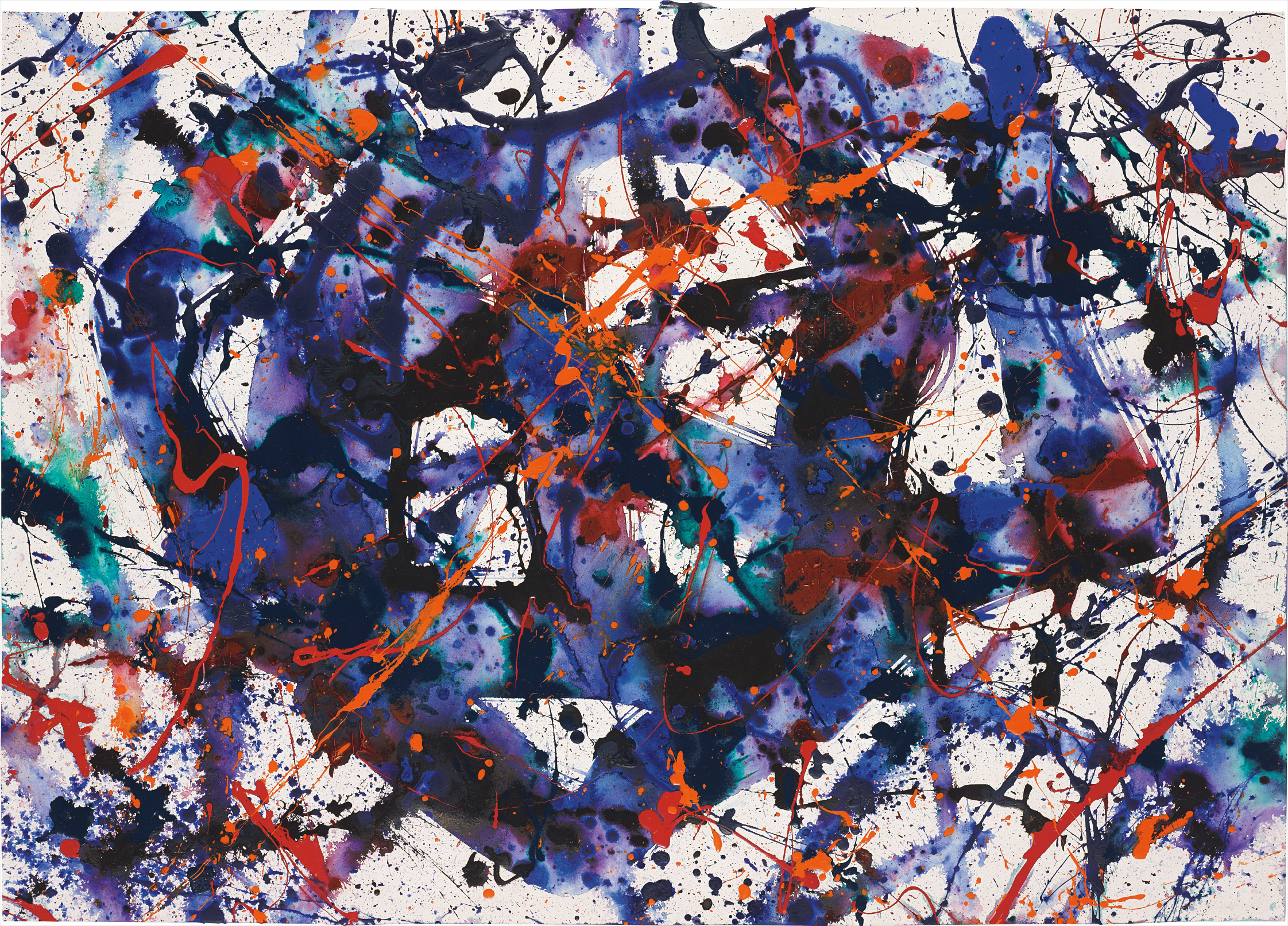 Sam Francis — A Dream, An Image, Auto Portrait