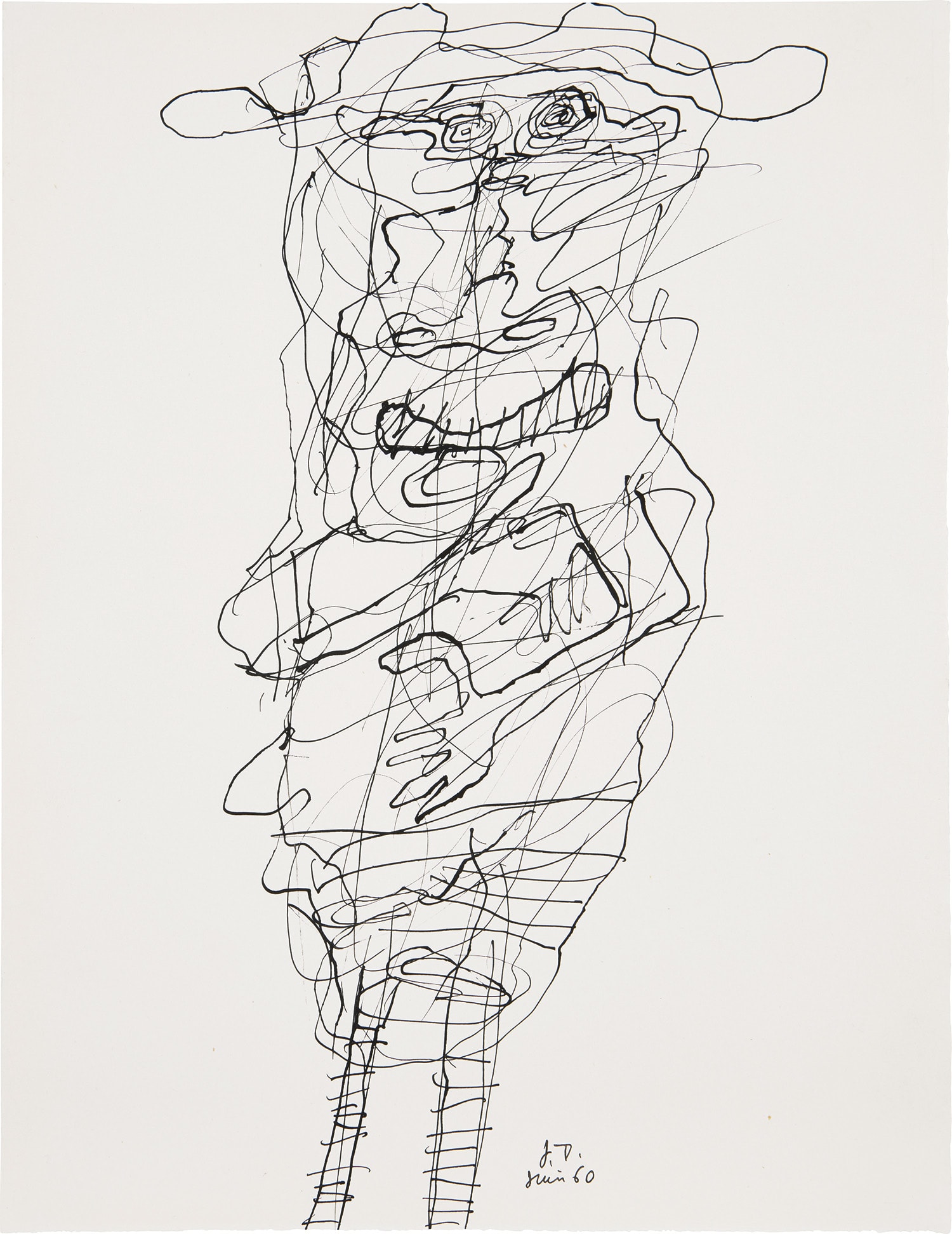 Jean Dubuffet — Personnage (no. 27)