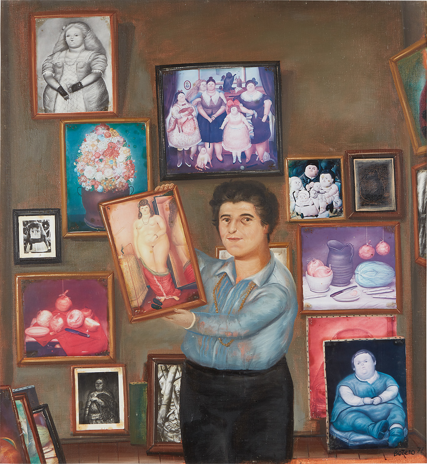 Fernando Botero — Portrait of Nadine Haim
