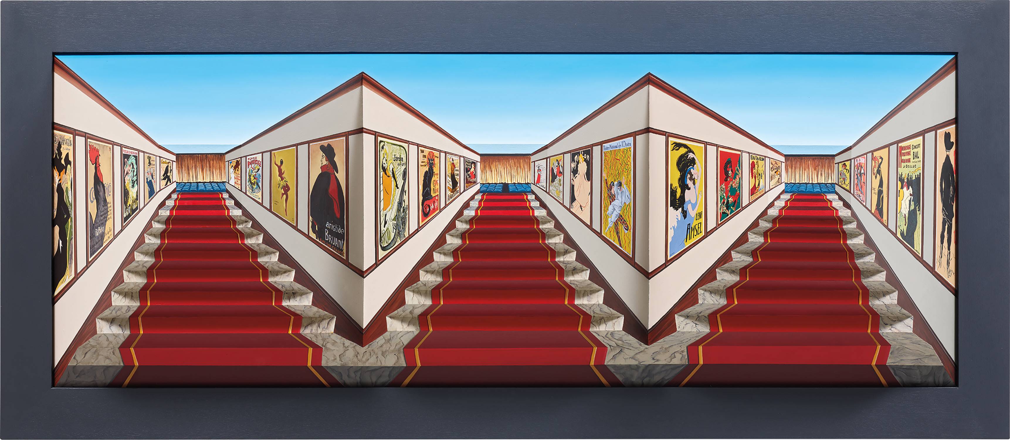 Patrick Hughes — Stairs to the Stars