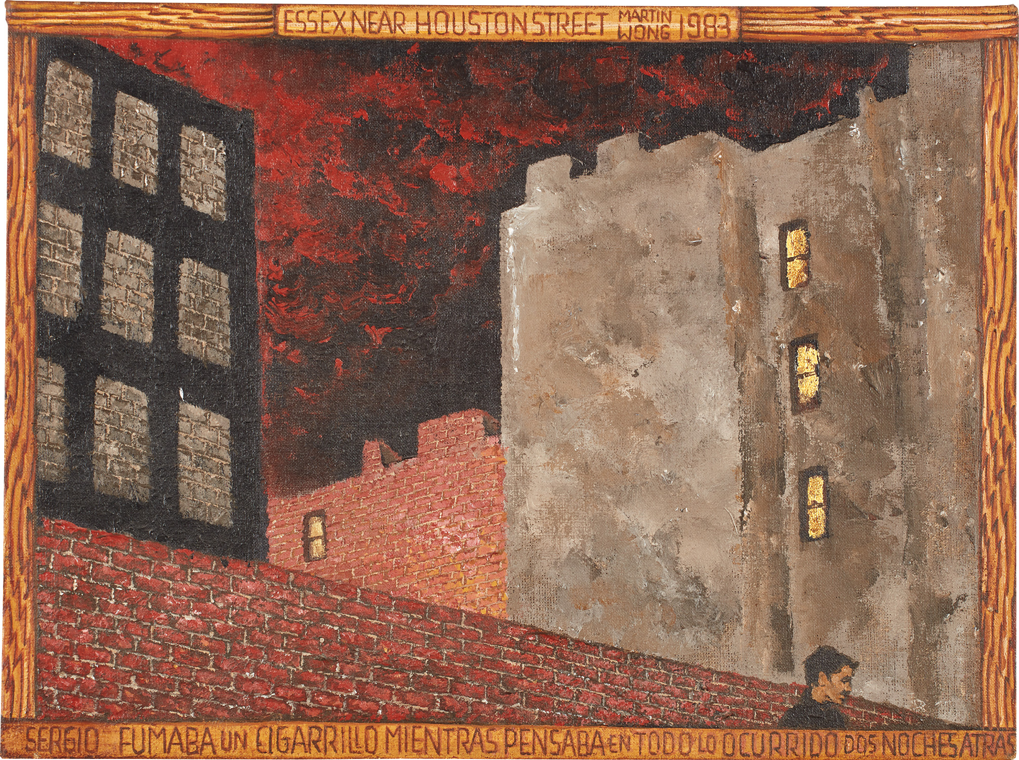 Sergio Smoking a Cigarette And Thinks About All That Happened Two Nights Ago