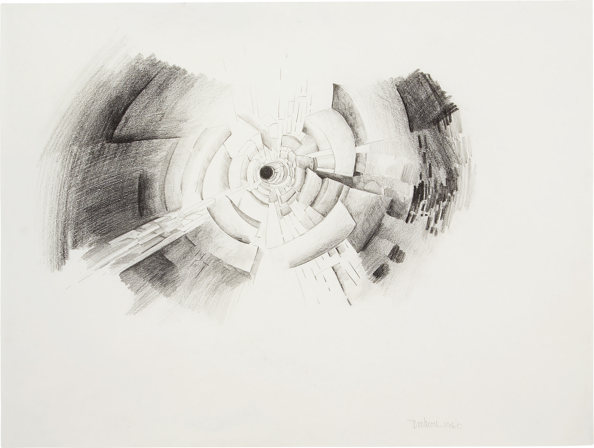 Lee Bontecou — graphite on paper
