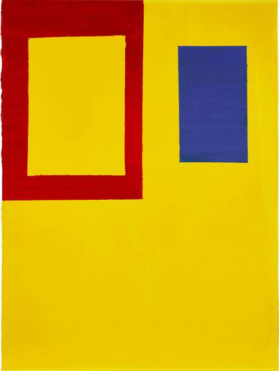 Yellow, Red + Blue Drawing