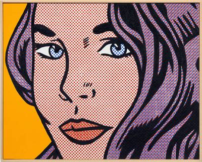 Roy Lichtenstein, 'Seductive Girl', 1964 Purple-Yellow