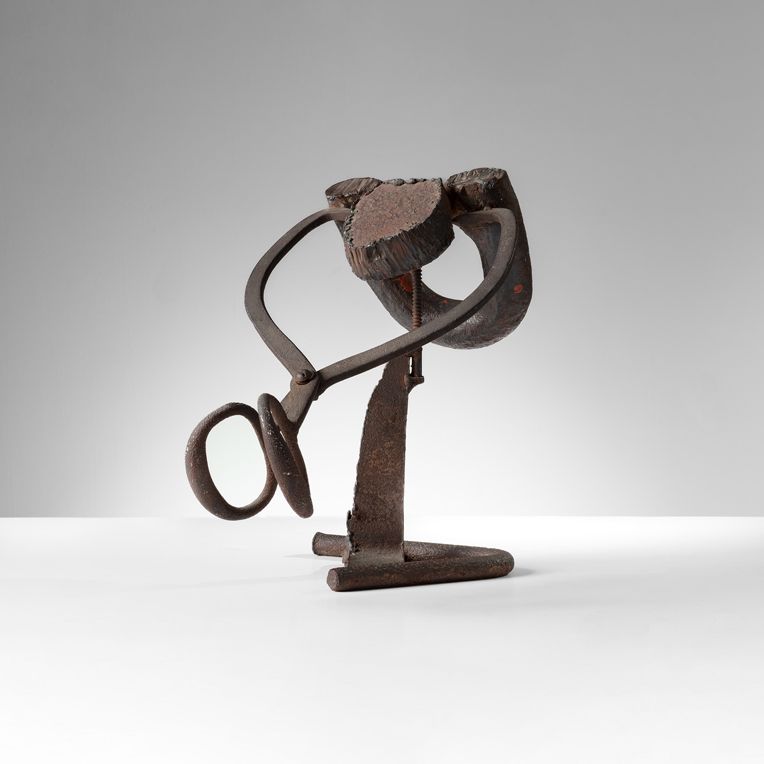 Mark di Suvero — steel, in 2 parts