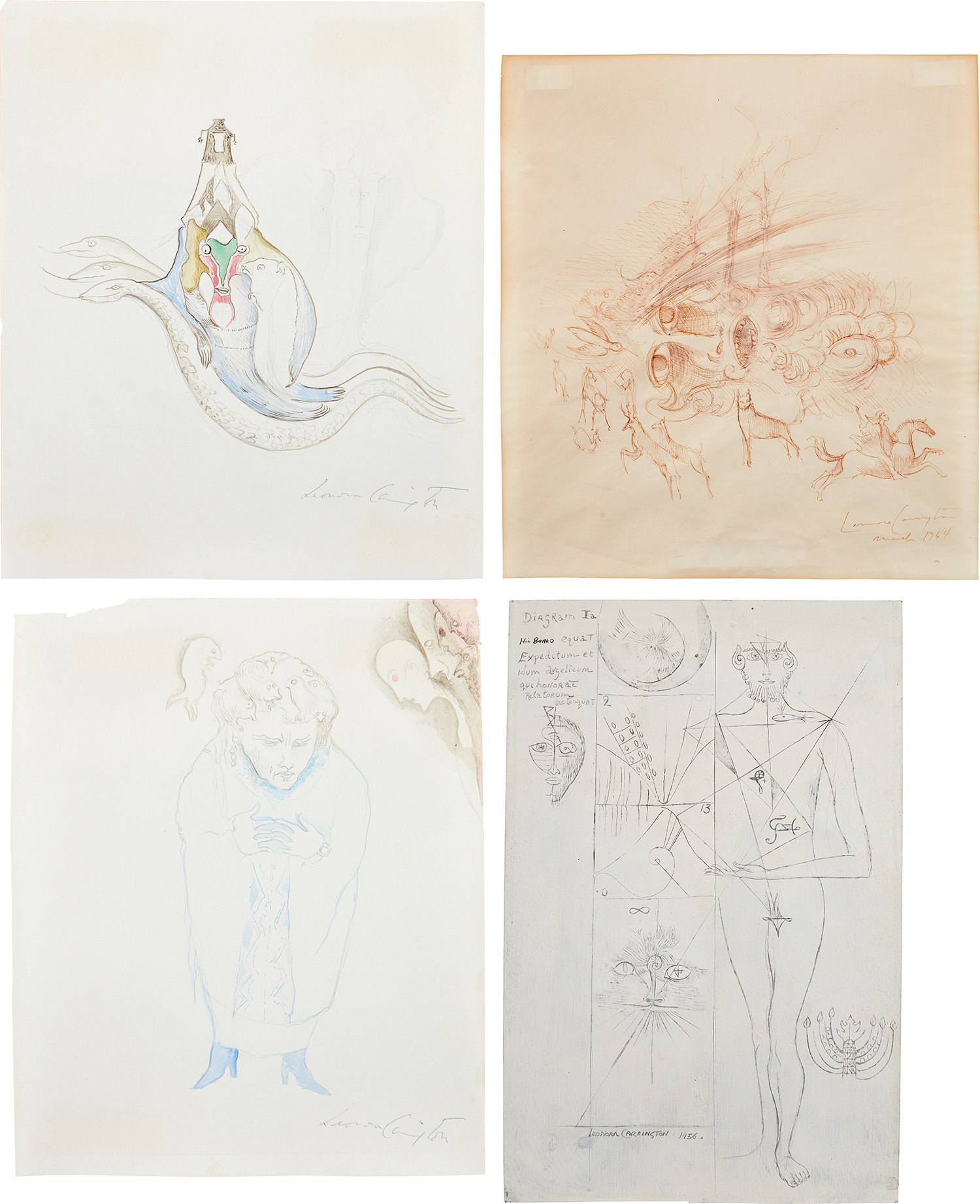 Leonora Carrington — Four works: (i)