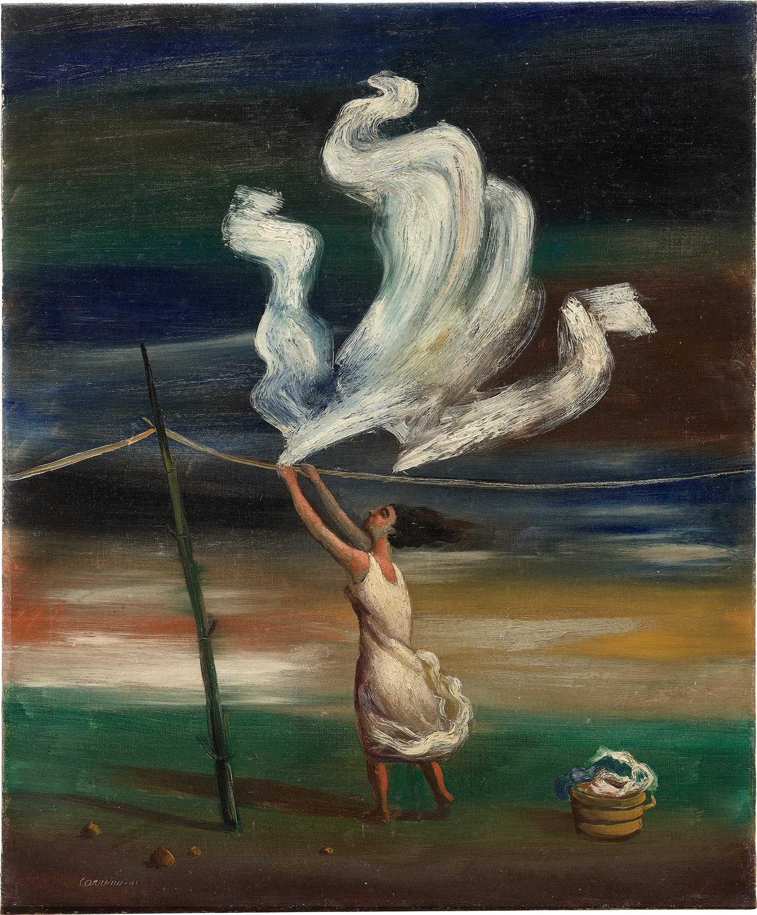 Mario Carreño — La lavandera (The Laundress)