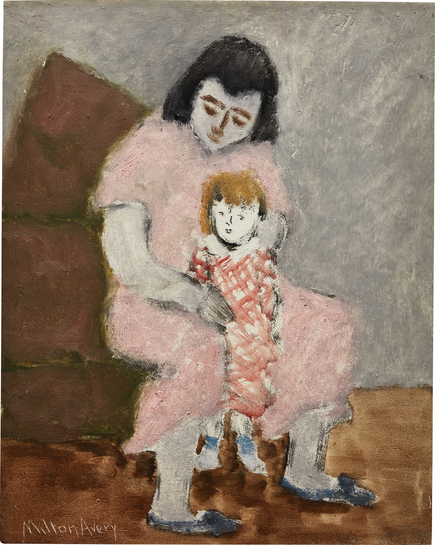 Milton Avery — Young Mother and Child