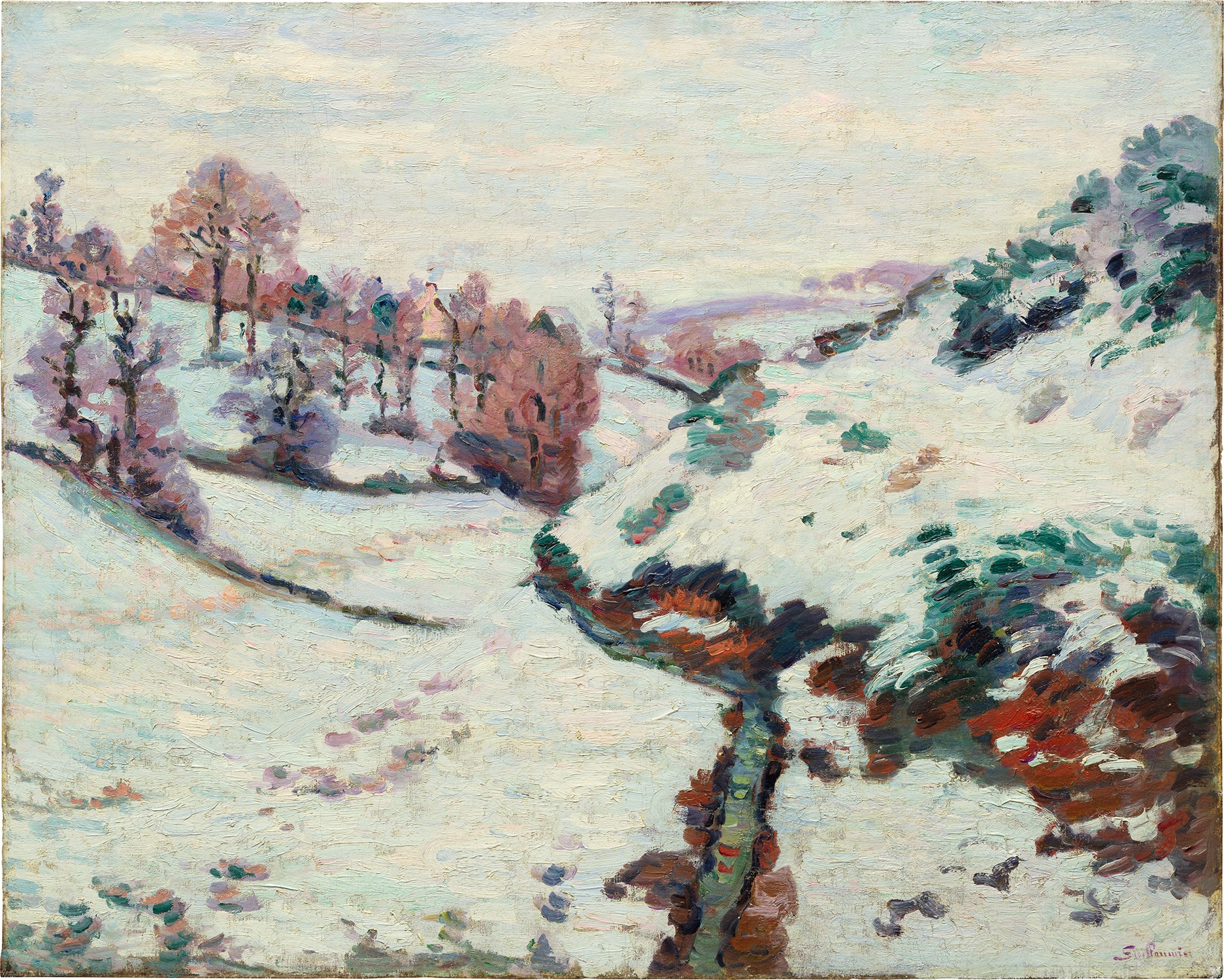 Armand Guillaumin — Gelée blanche à Crozant