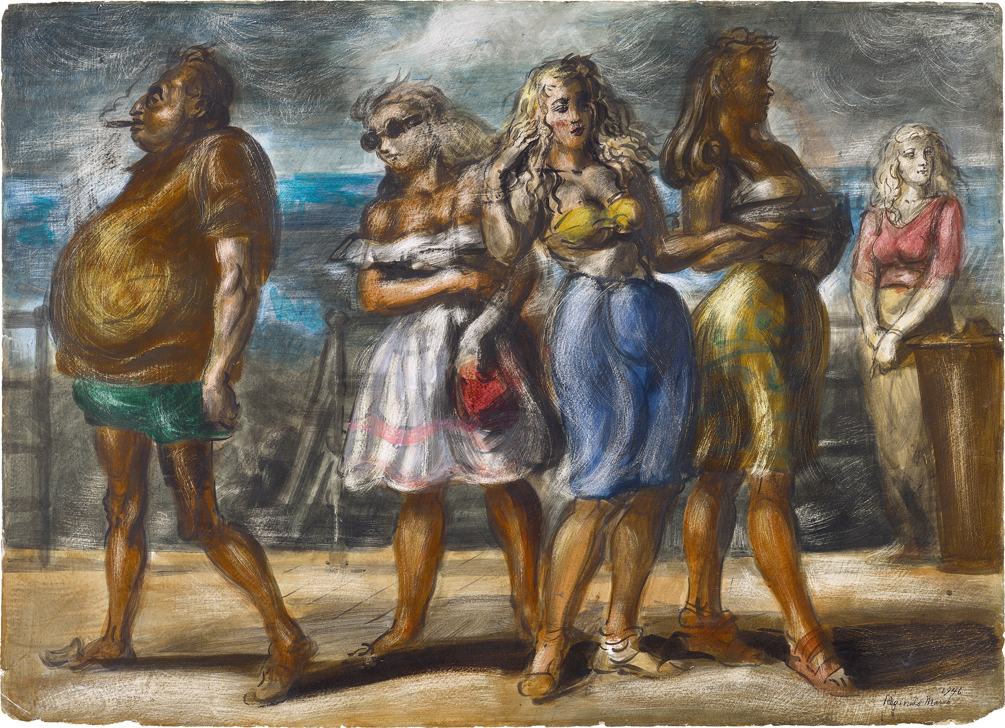Reginald Marsh — Coney Island (double-sided)