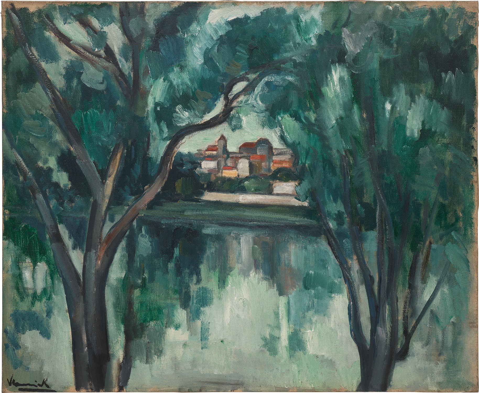 Maurice de Vlaminck — Village et bord de rivière