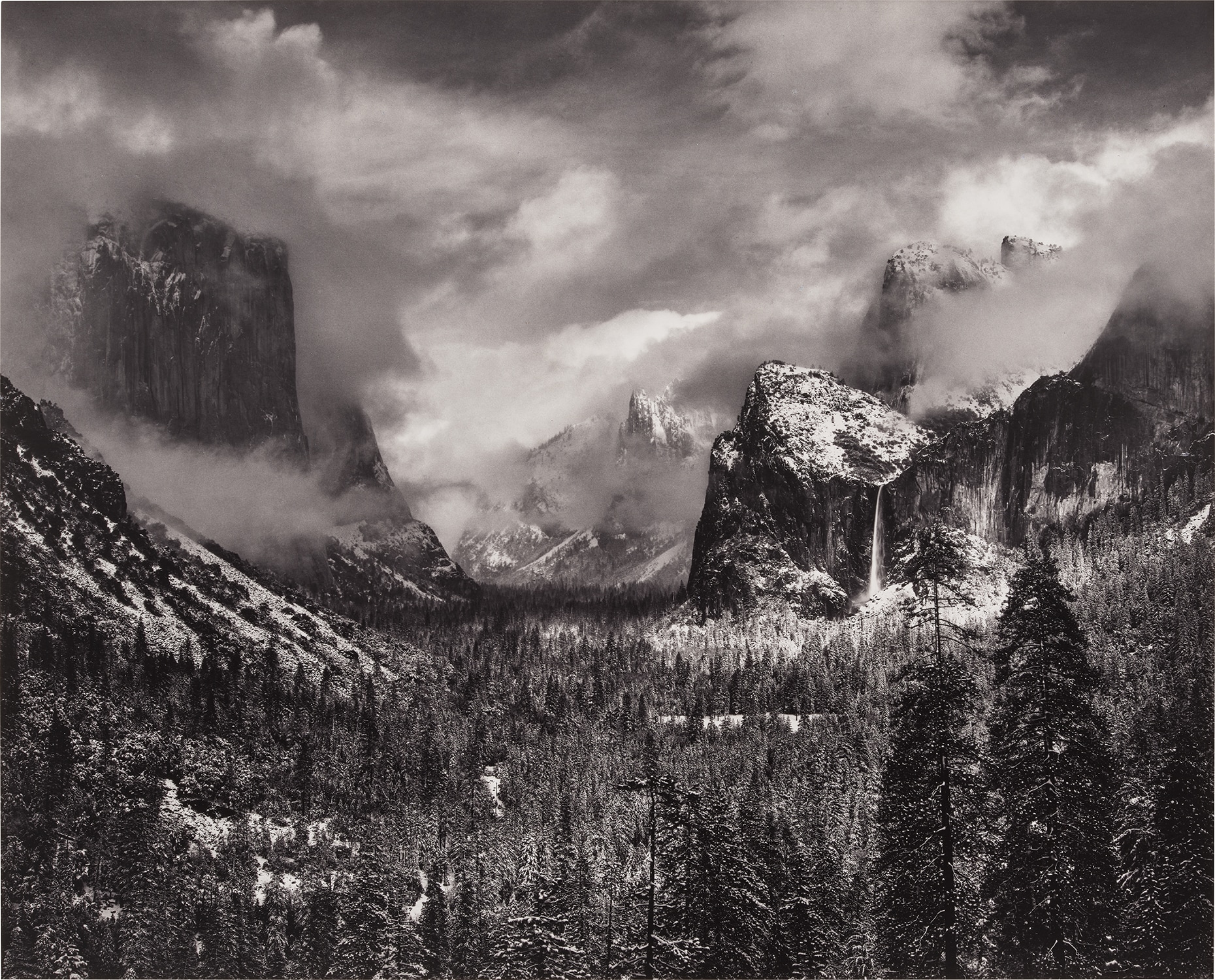 Ansel Adams — Clearing Winter Storm