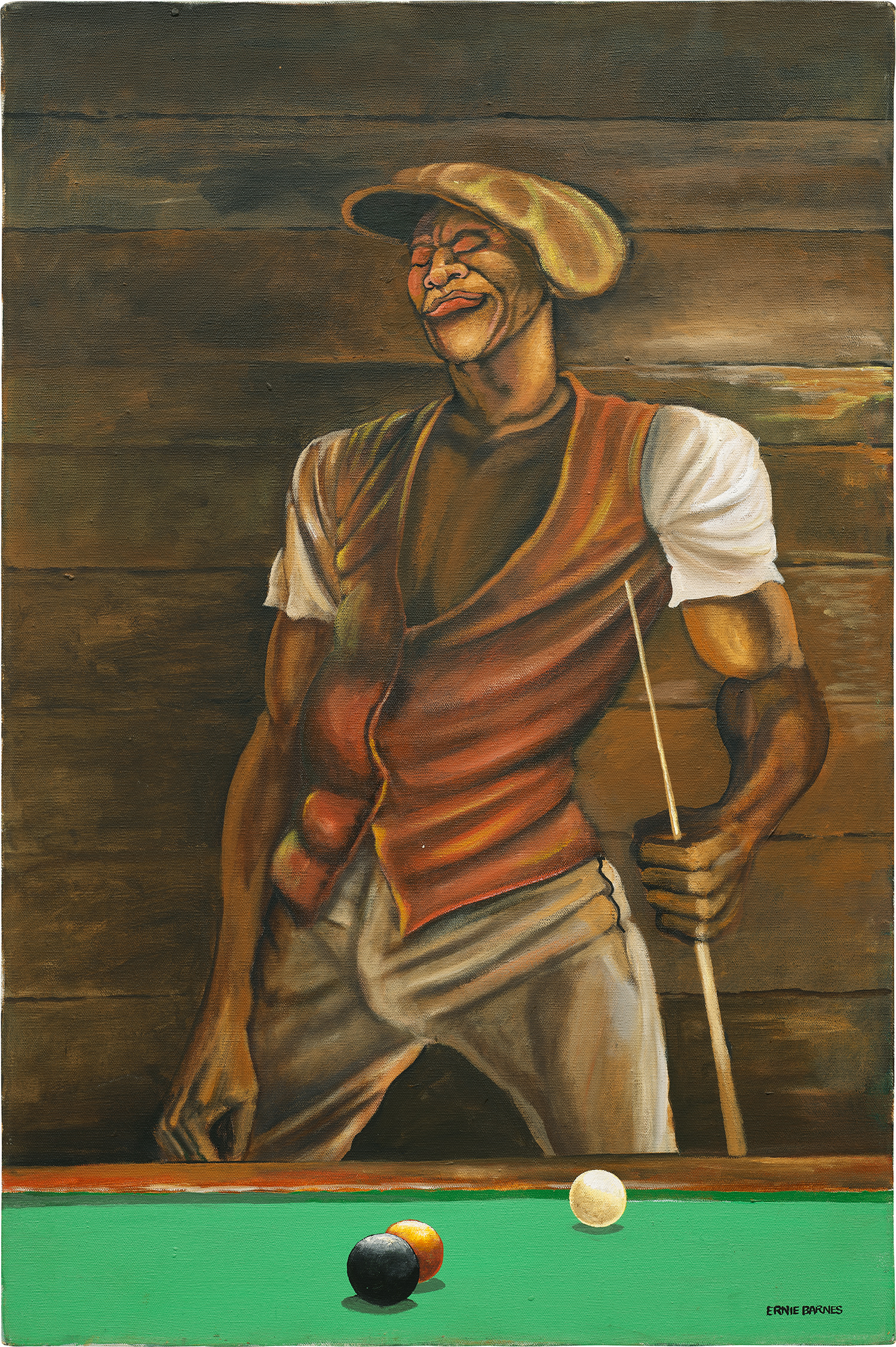 Ernie Barnes — Pool Player