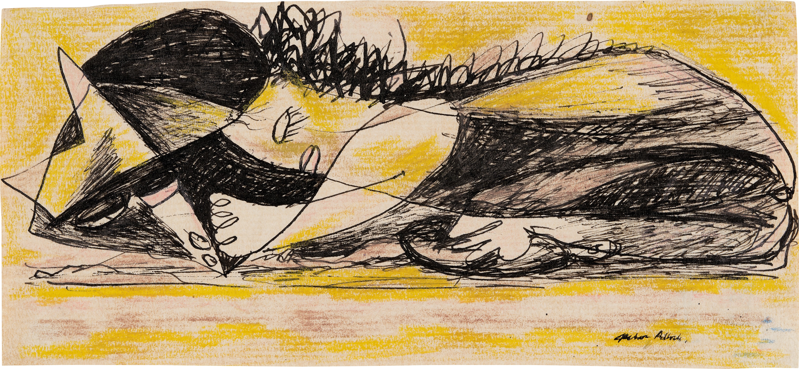 Jackson Pollock — Reclining Figure