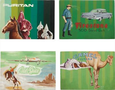 Four works: Sin título (de la serie Marca registrada)