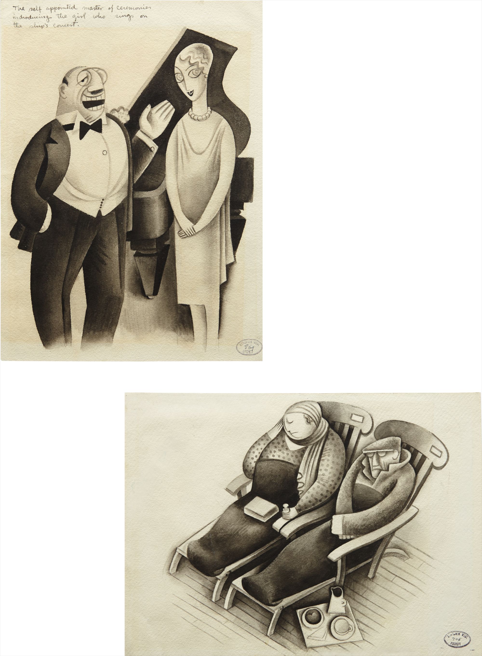 Two works: (i) Introduction: The Singer; (ii) Midday Siesta at Sea