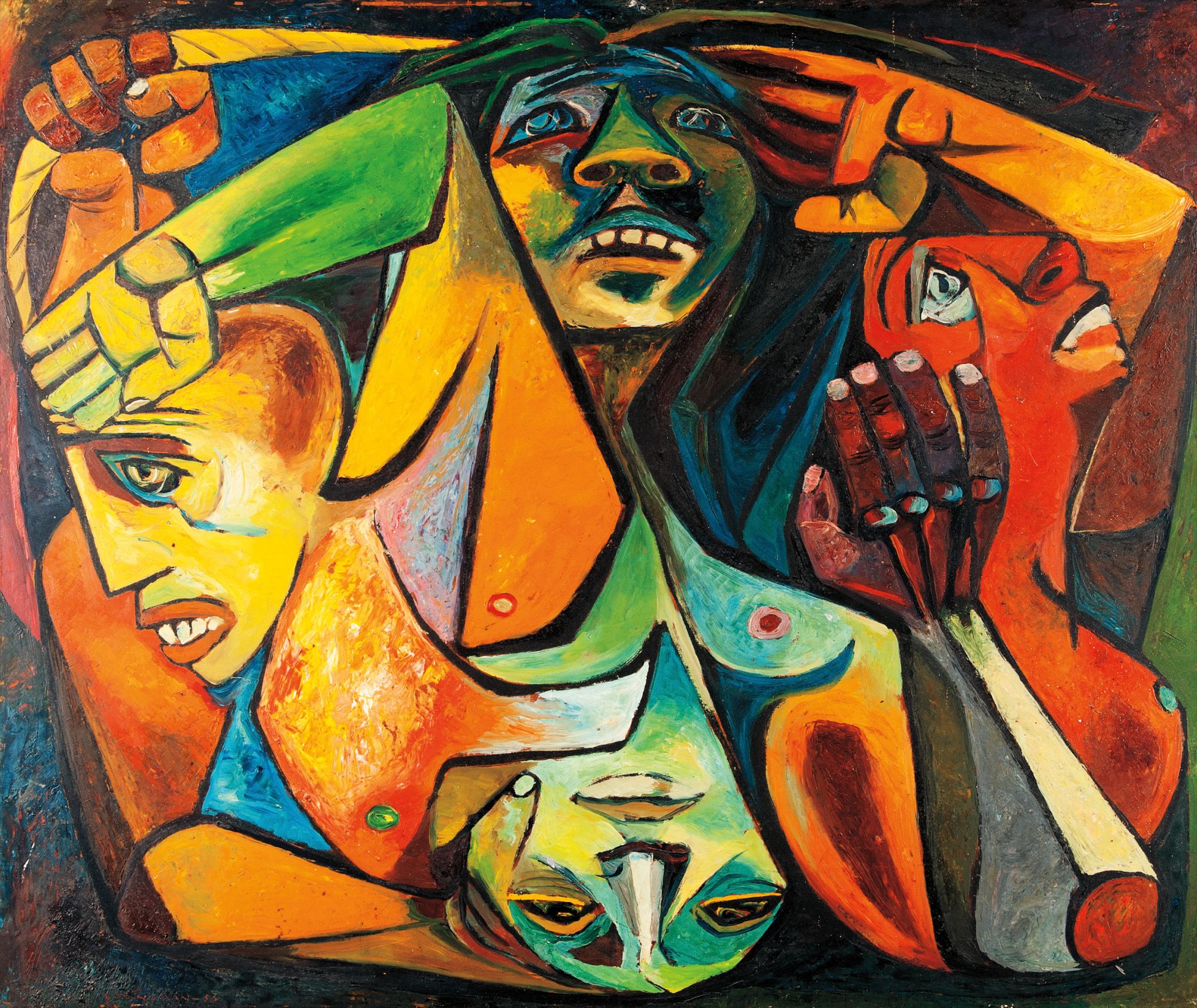 Eduardo Kingman — Contienda