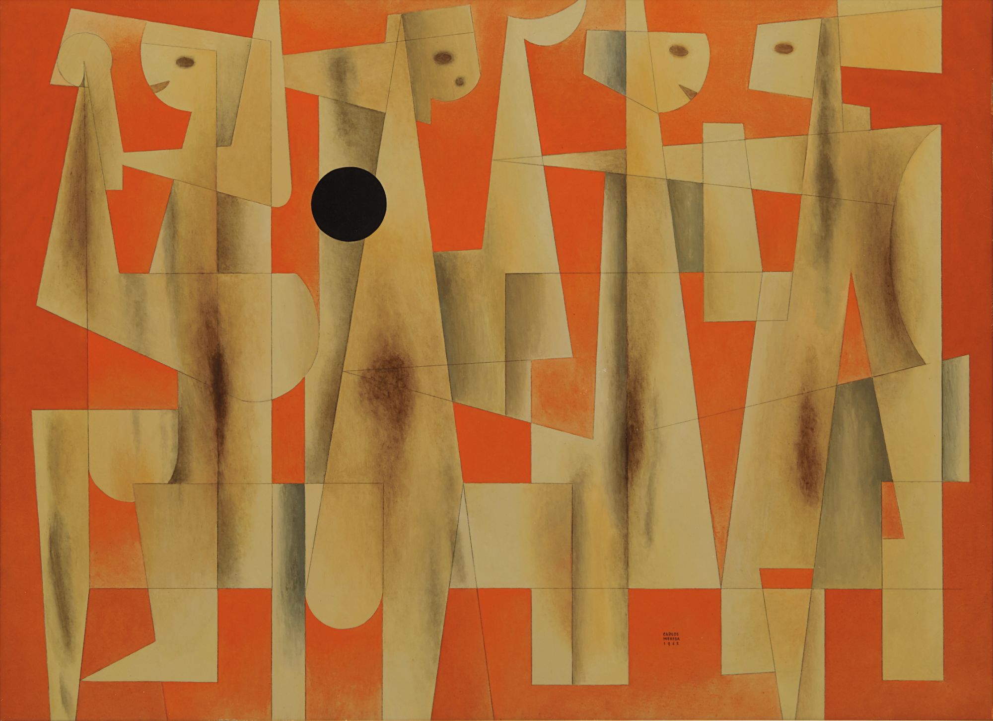 Carlos Mérida — El disco negro