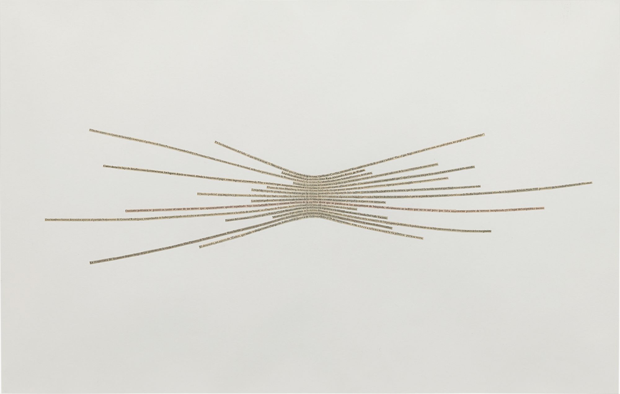 Charco de sangre-víctima serial