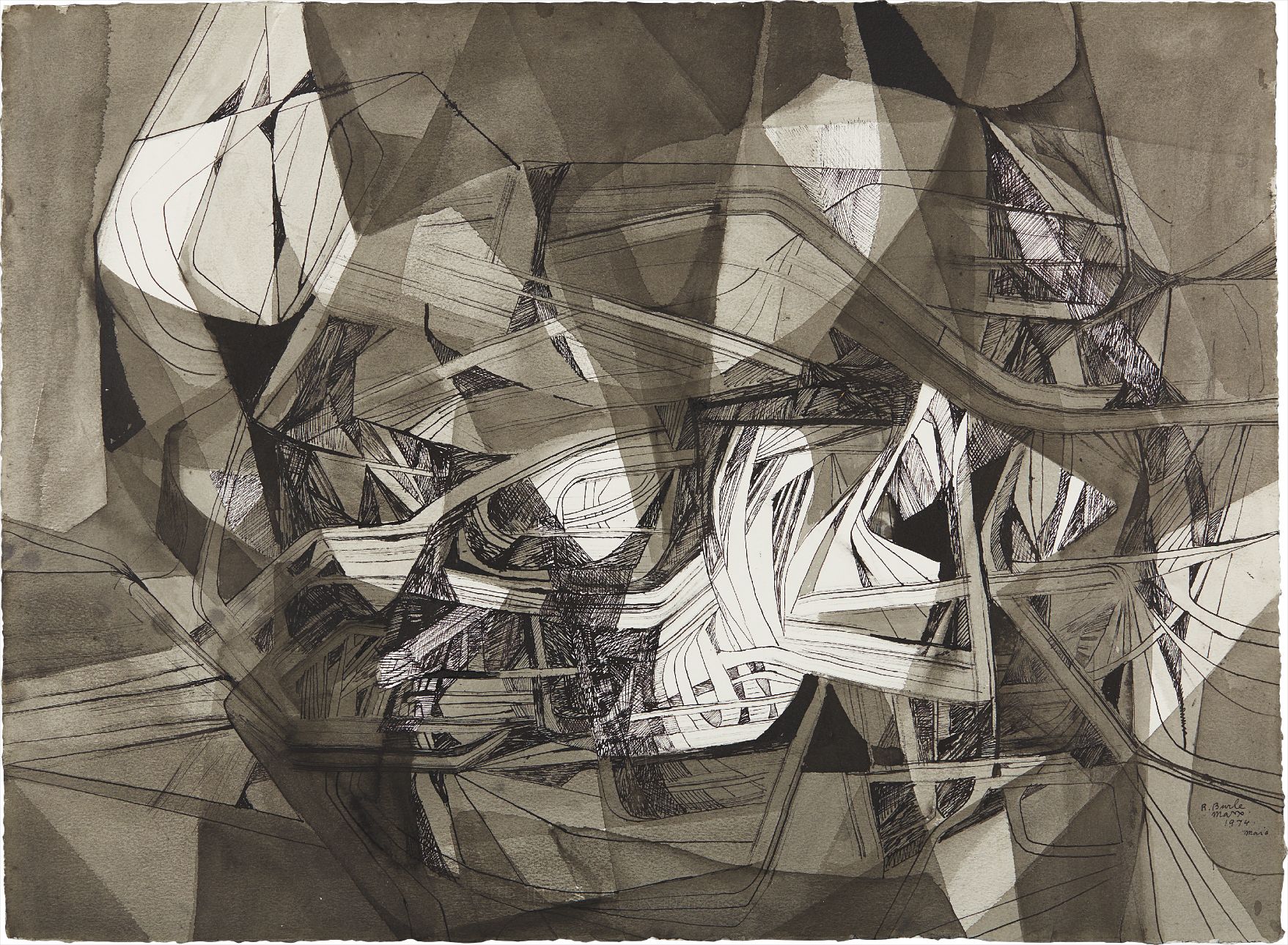 Roberto Burle Marx — Santo Antonio de Bica a Noite