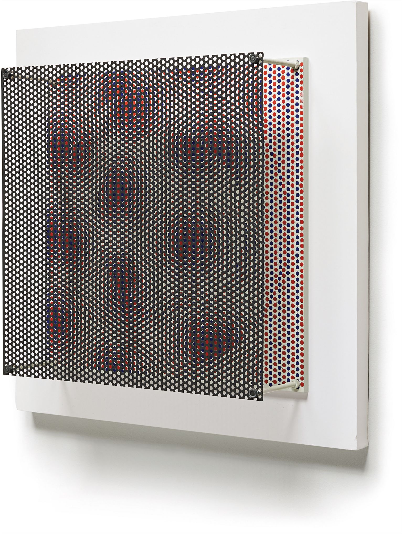 Antonio Asis — Círculo Rojo y Negro Sobre Blanco