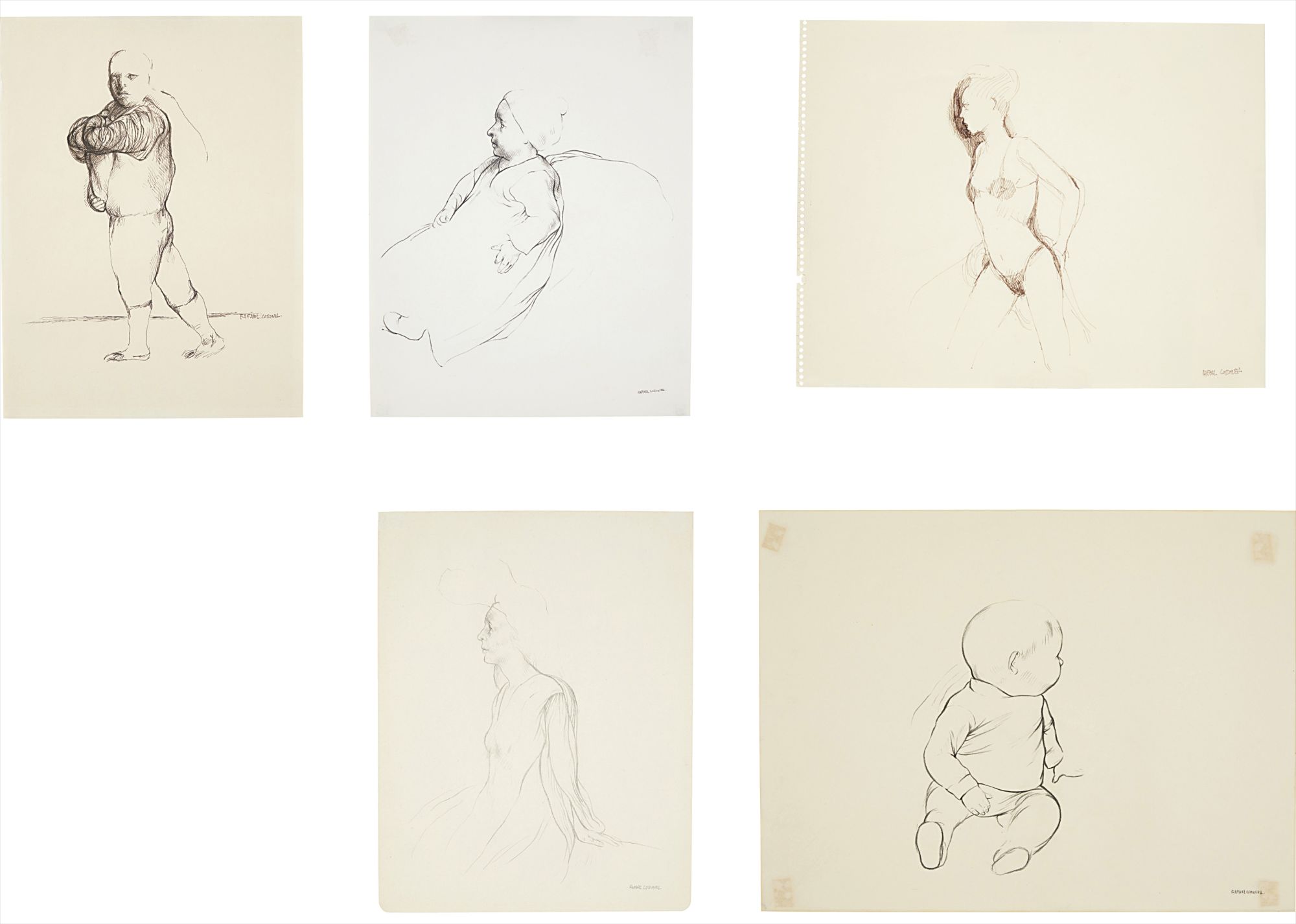 Rafael Coronel — graphite on paper