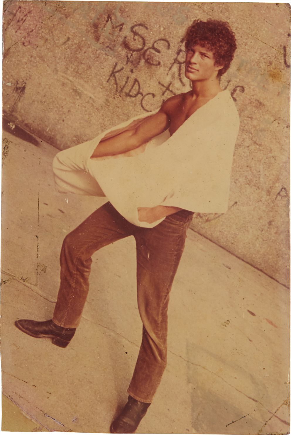 Jeff wearing p31 parangolé cape 24, New York