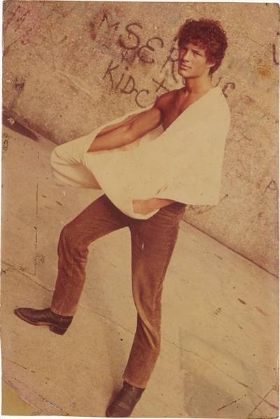 Jeff wearing p31 parangolé cape 24, New York