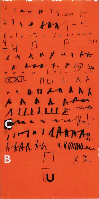 Born in Zurich and later studying in Milan, Mira Schendel immigrated to São Paulo in 1949, where she began her artistic career in earnest. She found Brazil ripe for artistic innovation, both thanks to the community of European émigrés living there during this time, as well as the exploration of abstraction being led by Brazilian artists like Lygia Clark and Hélio Oiticica.