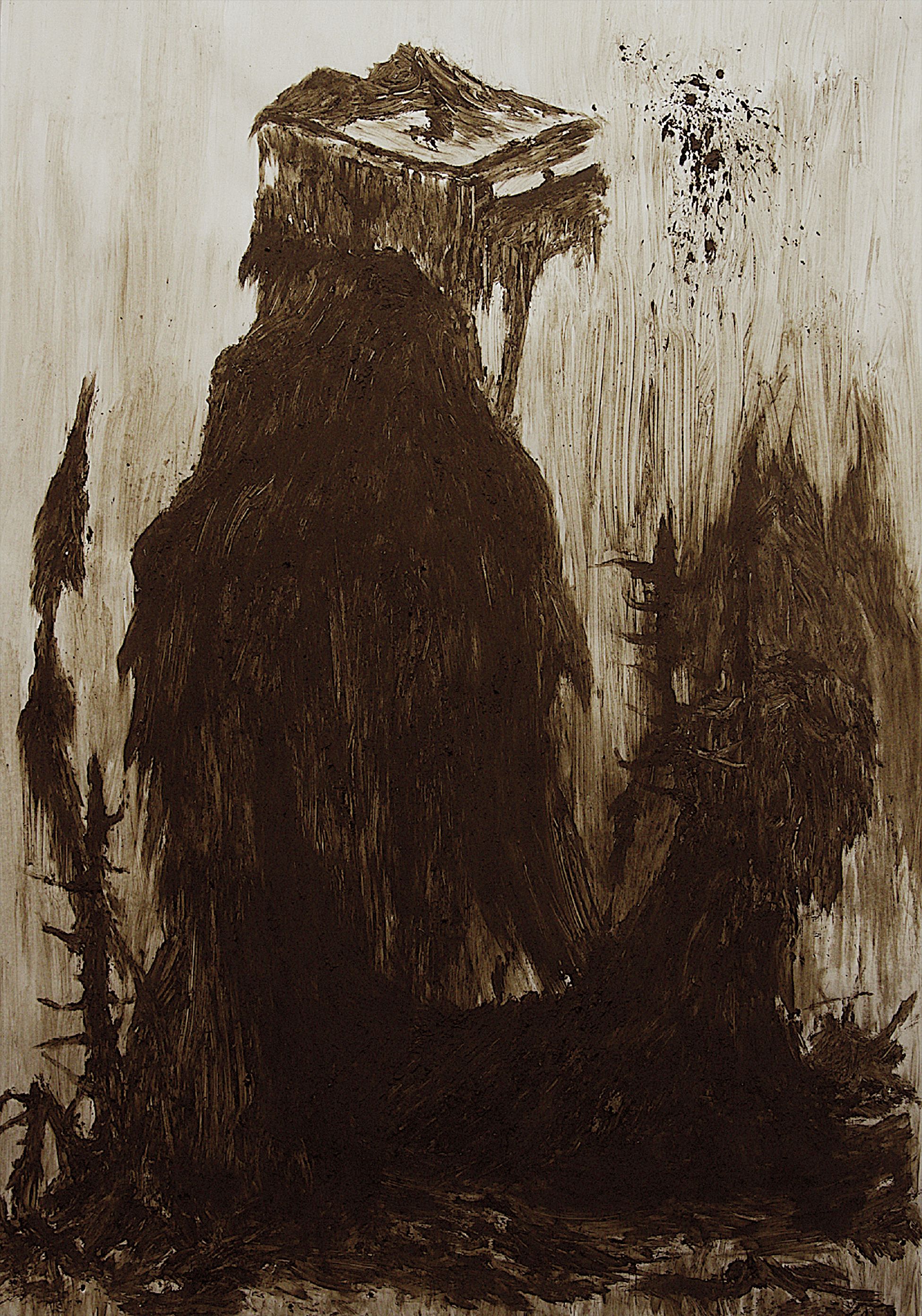 Matías Duville — mud on paper