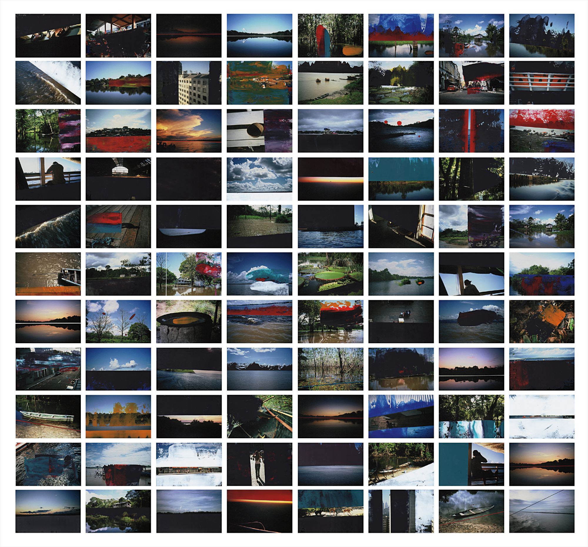 Mirando a través de algo que parece uno mismo