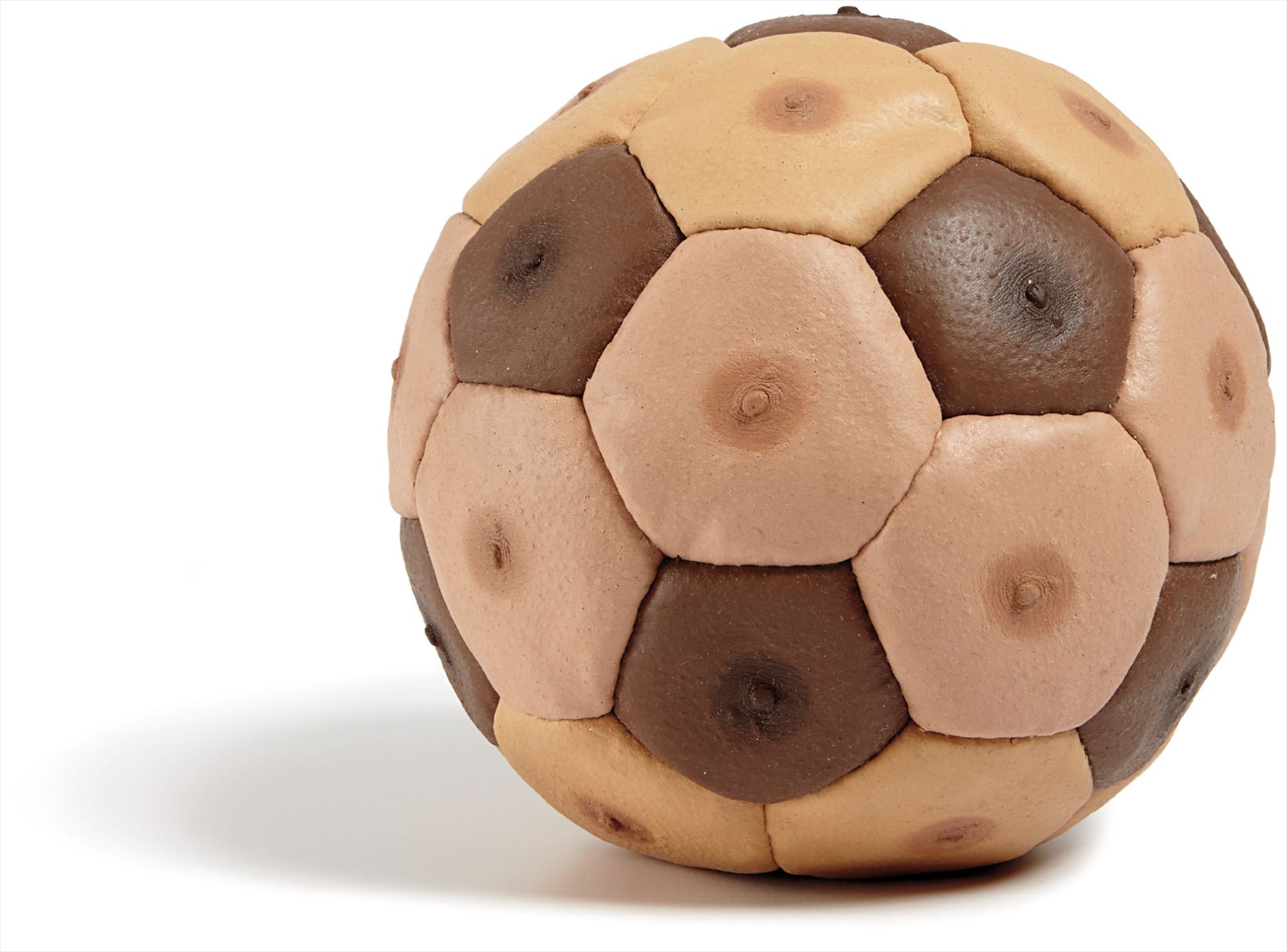 Nicola Costantino — Male Nipples Soccer Ball (from the series Human Furiery)