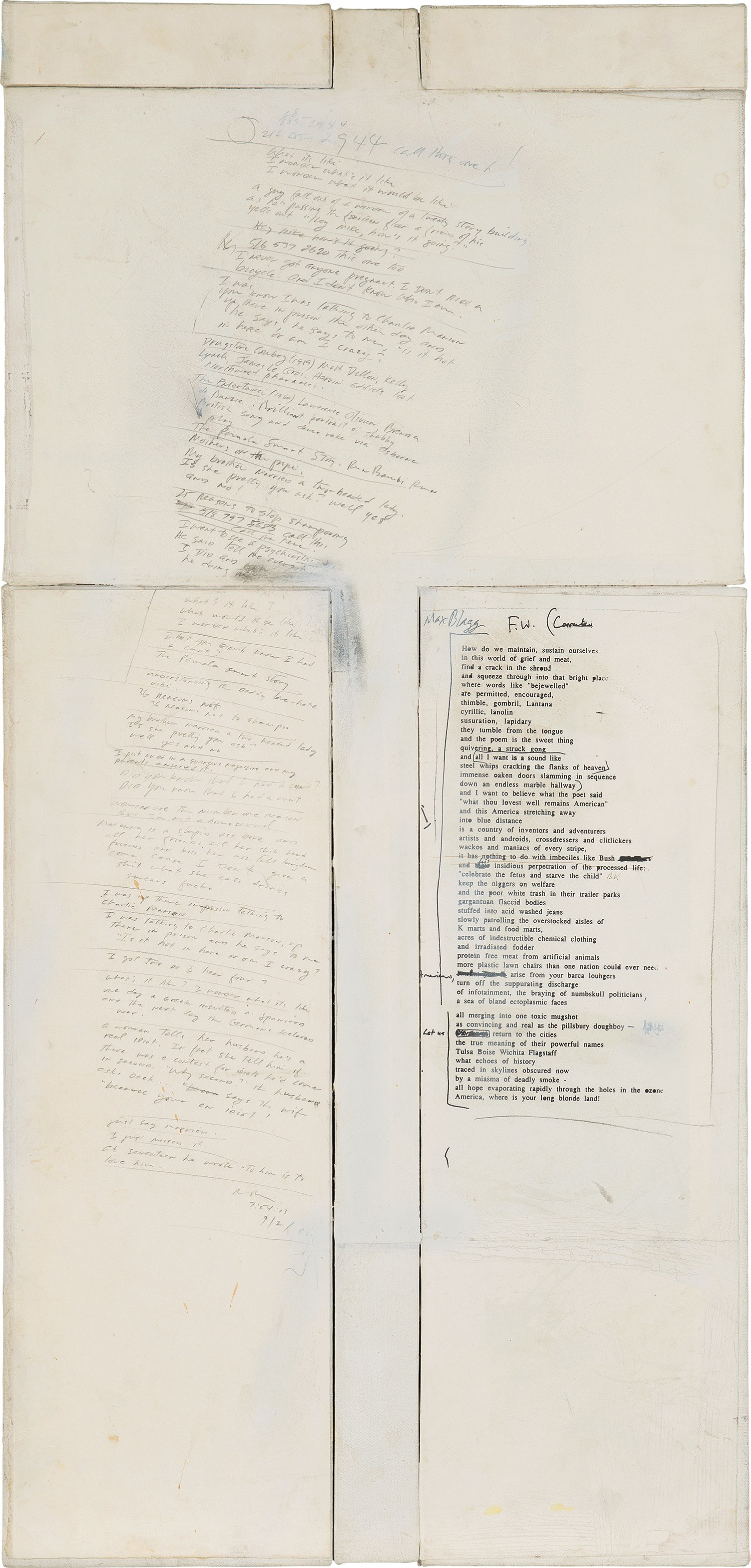 Richard Prince — "In contrast to the formulaic design of the earlier monochrome